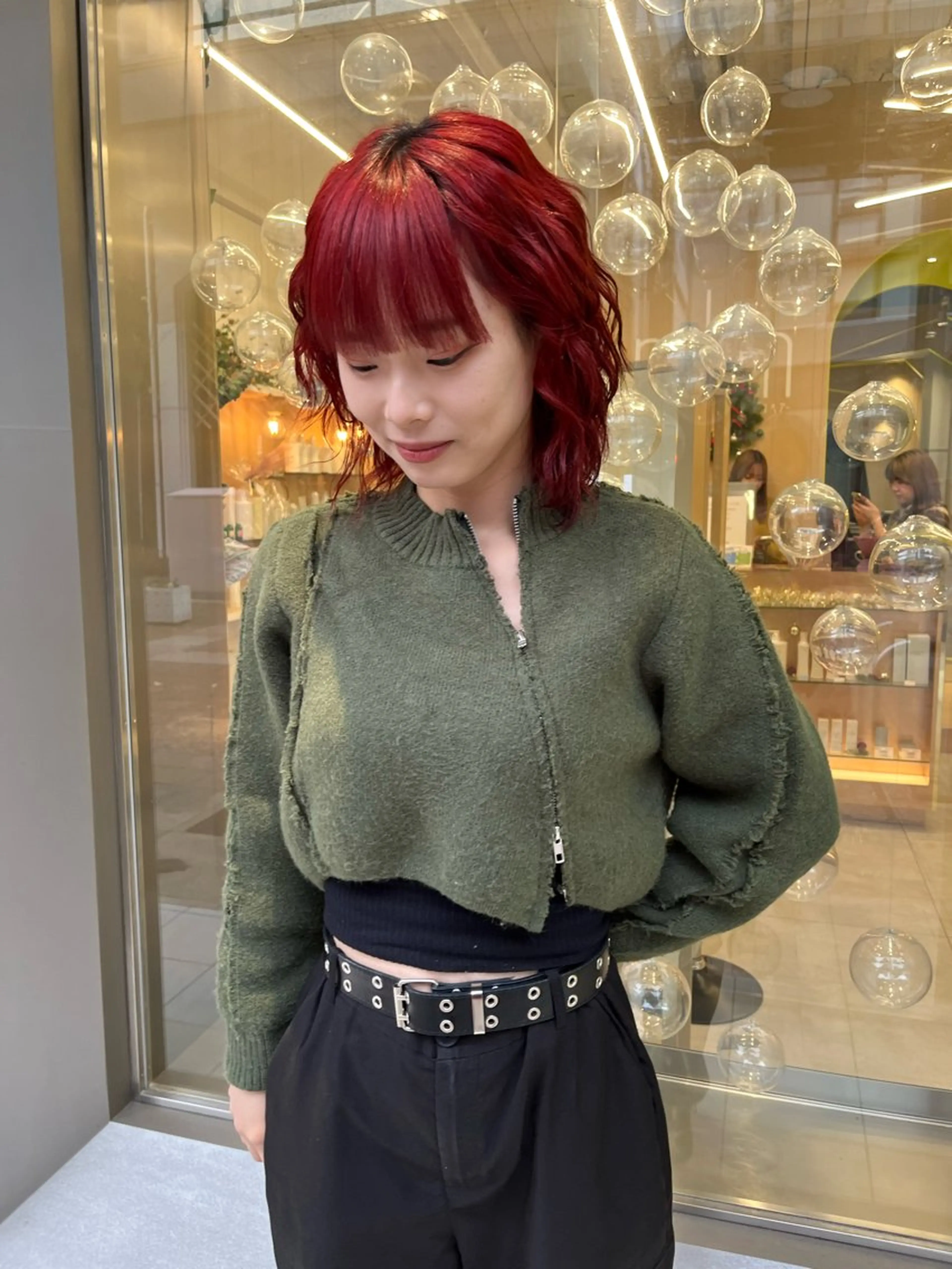 ミディアム カラー パーマ ヘアアレンジ 8HAIR / MAYUのヘアスタイル