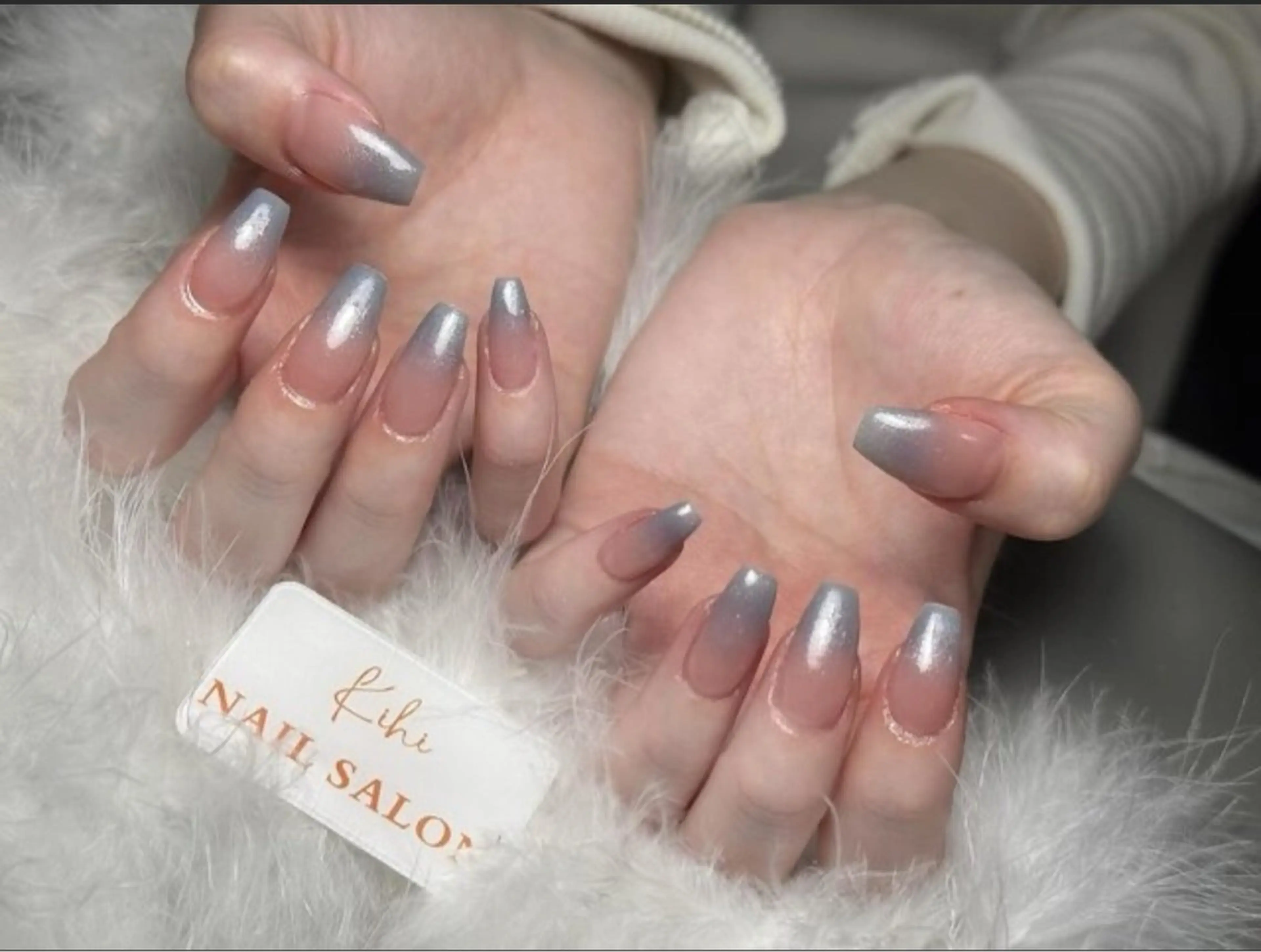 【ソフトジェル付き替えオフ込み】マグネットグラデーション/カラグラデーションの写真