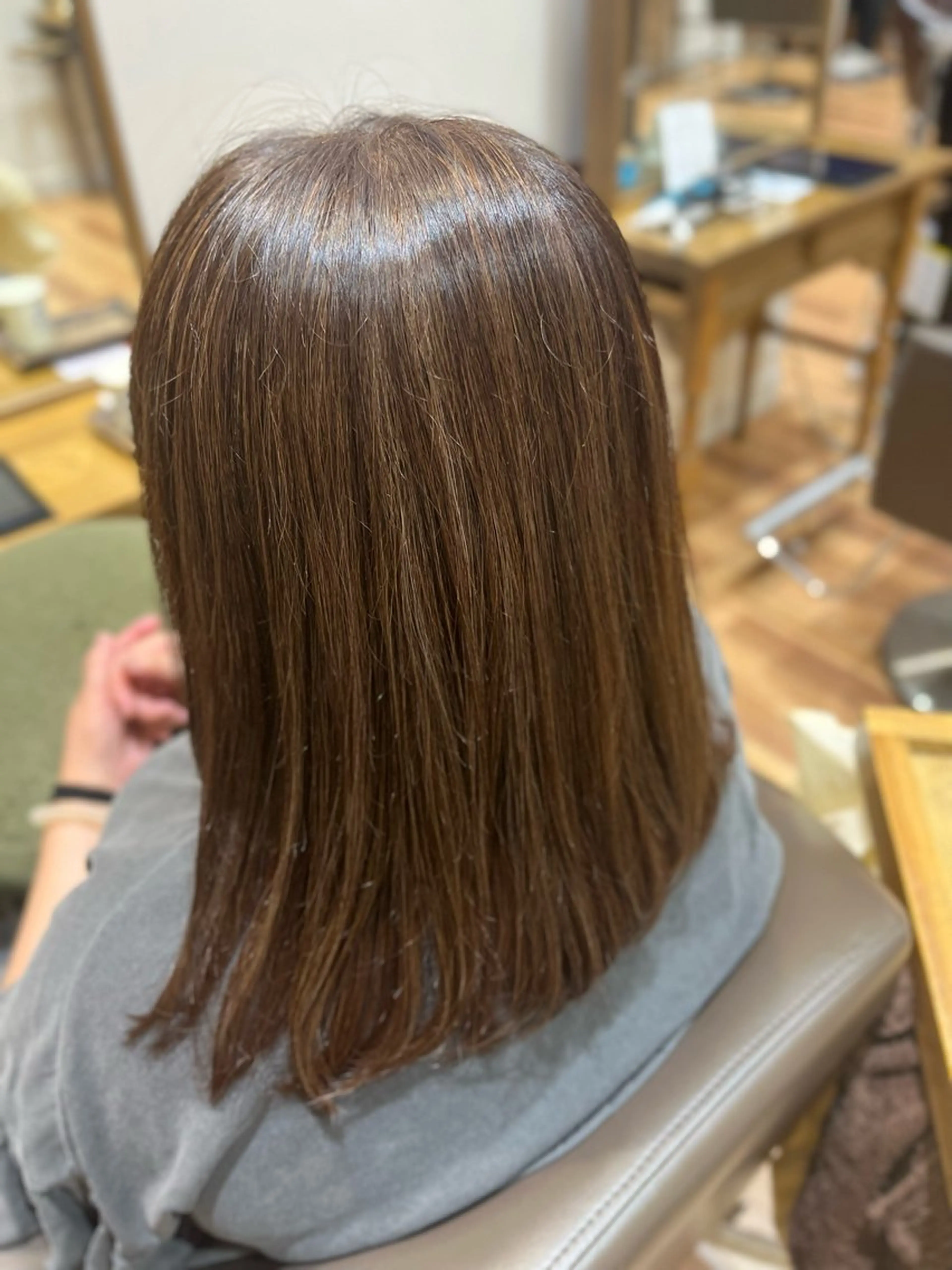 ミディアム ハイライト 🎀ツヤ暖色カラー 🎀大塚ナオミのヘアスタイル