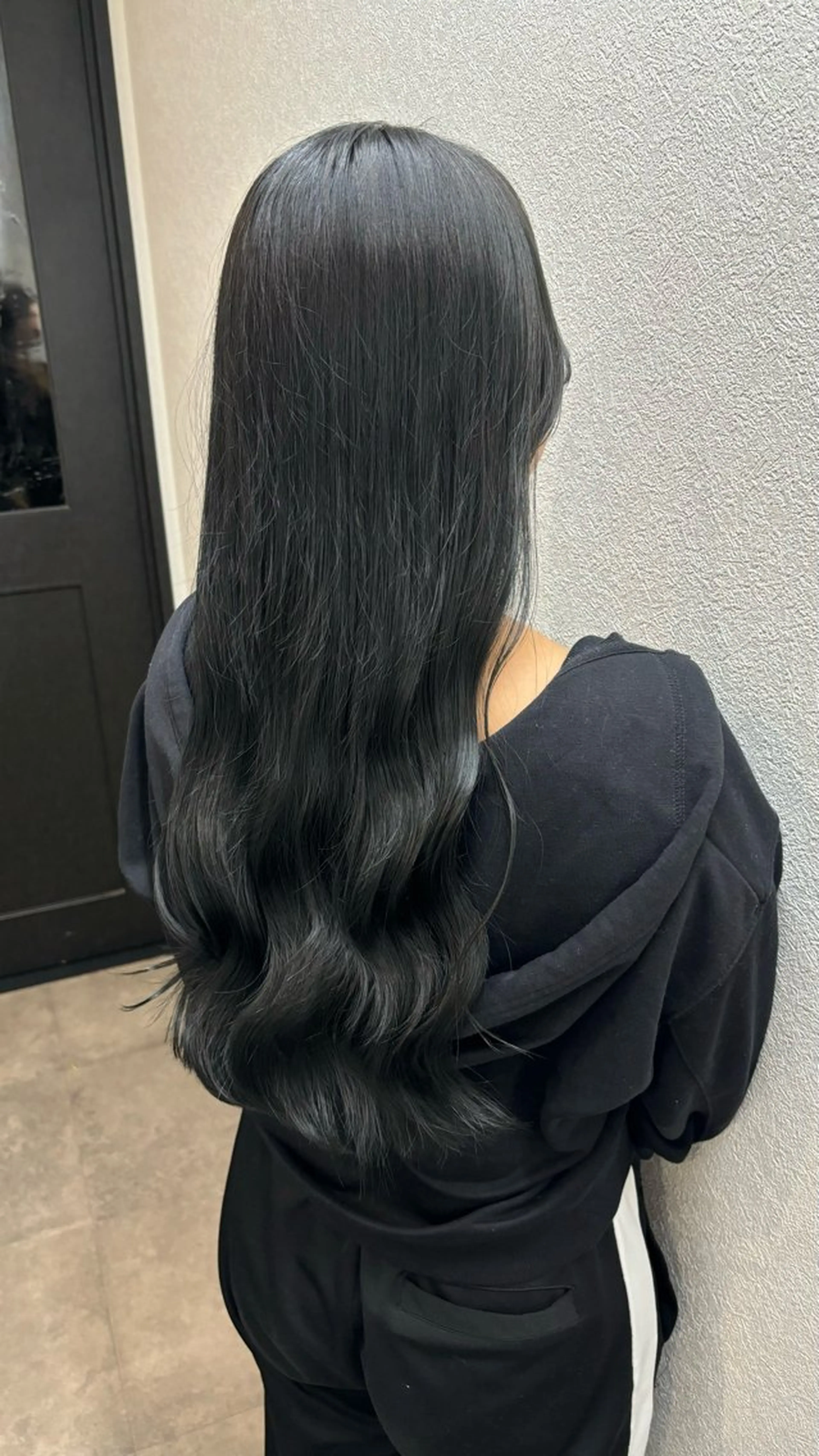 ロング カラー ざおや ゆなのヘアスタイル