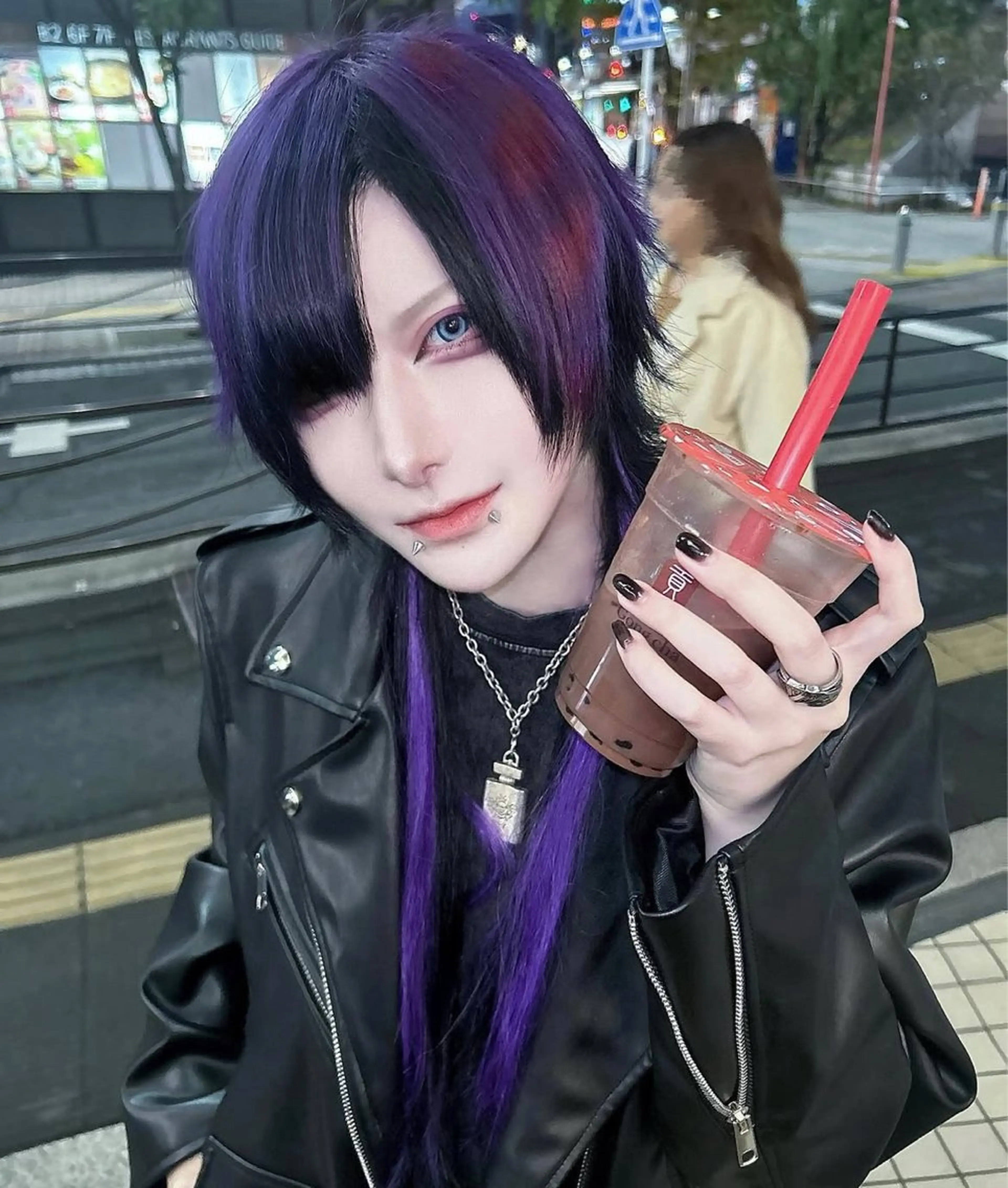 ショート エクステ ウルフカット ヘアカラー 🍭ハイトーン/ デザインカラー🦄のヘアスタイル