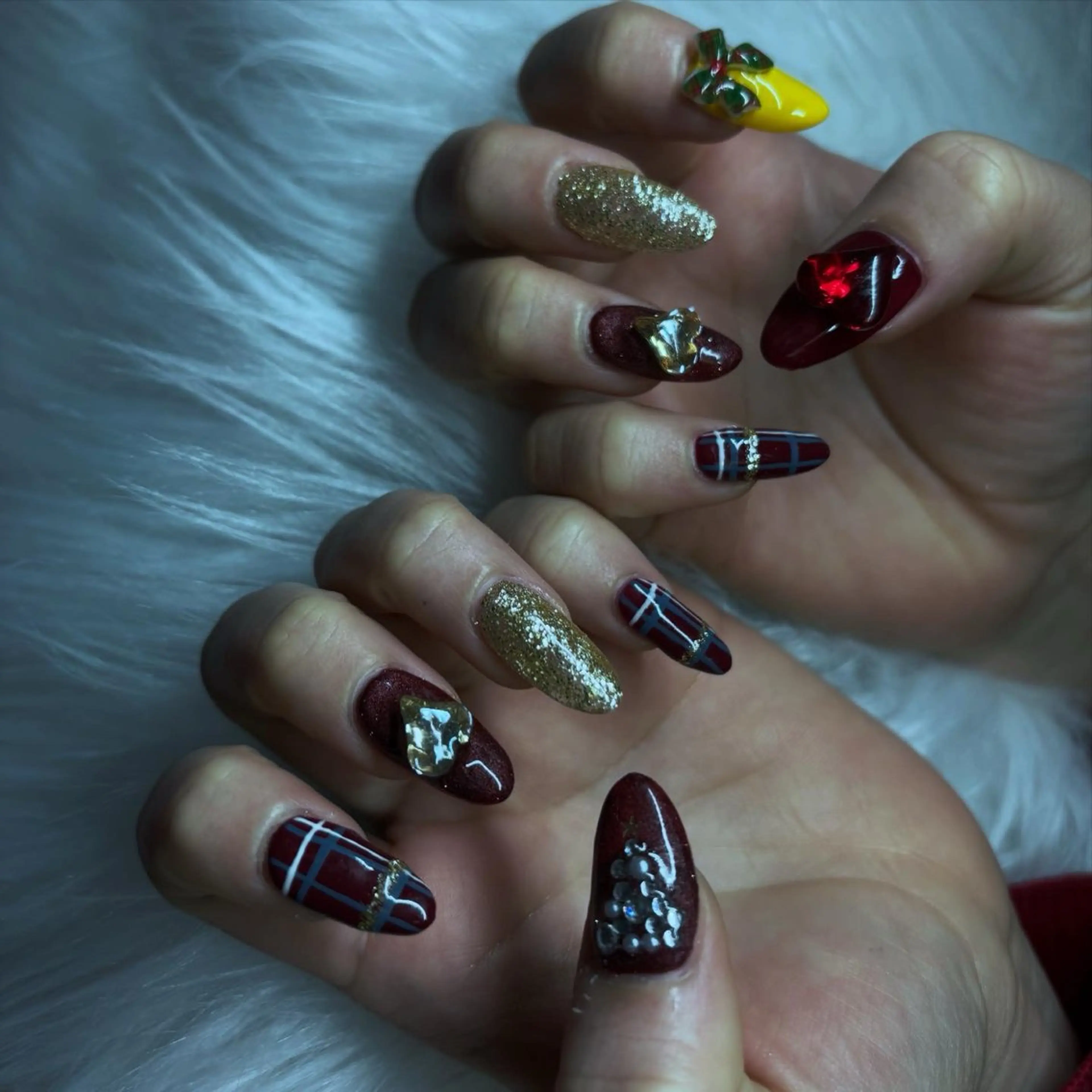 ネイル 長さ出し 持ち込み ハンドネイル Vante梅田店所属・vante_aimi .パラジェル取扱店のネイルデザイン