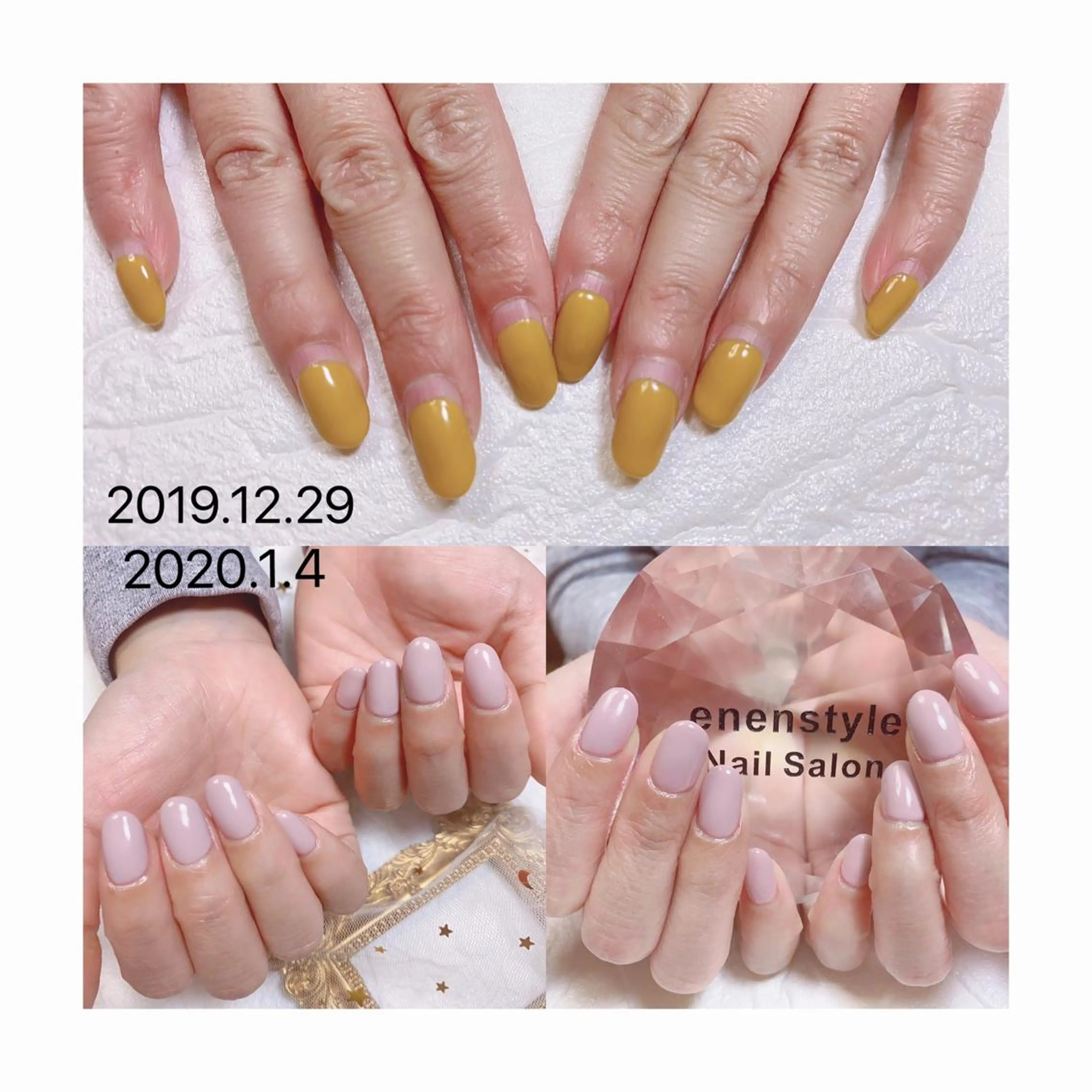 ショート ネイル ジェルネイル ニュアンスネイル オフィスネイル ワンカラーネイル パラジェル 👑enen style👑のネイルデザイン