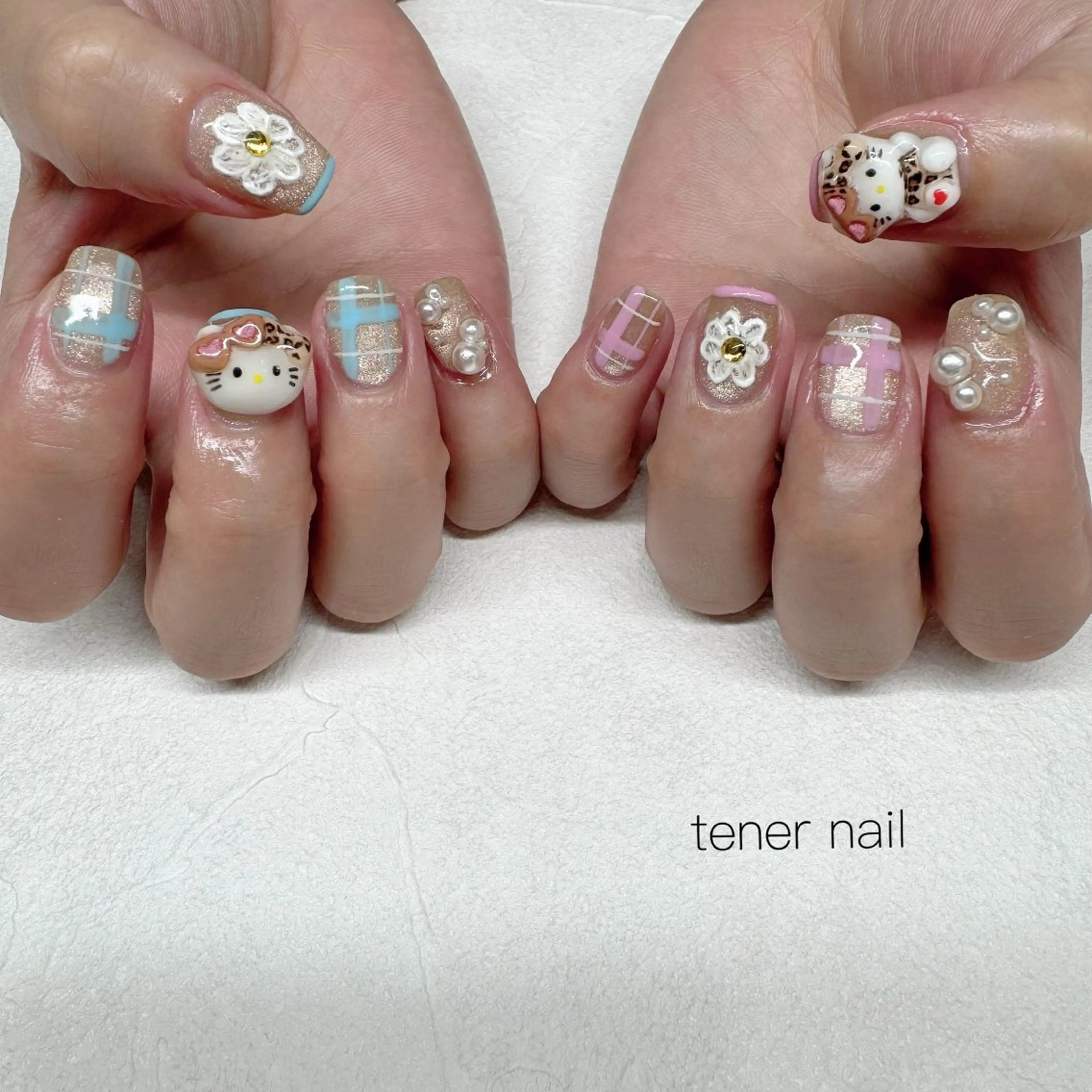 ネイル アニマル柄 ハンドネイル tener  nail  テネルネイル所属・テネルネイル tener nailのネイルデザイン