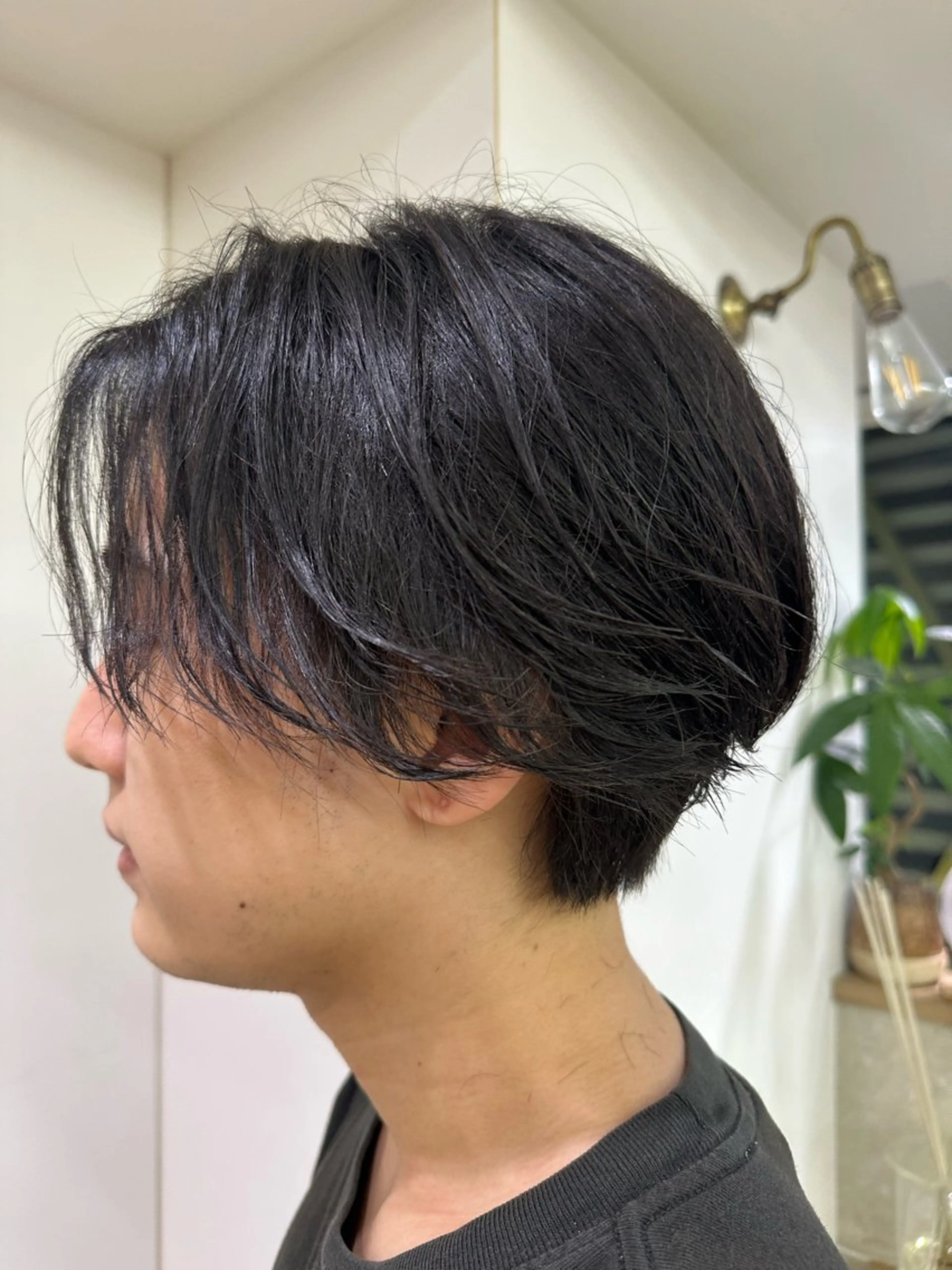 メンズカット(刈り上げなし)の写真