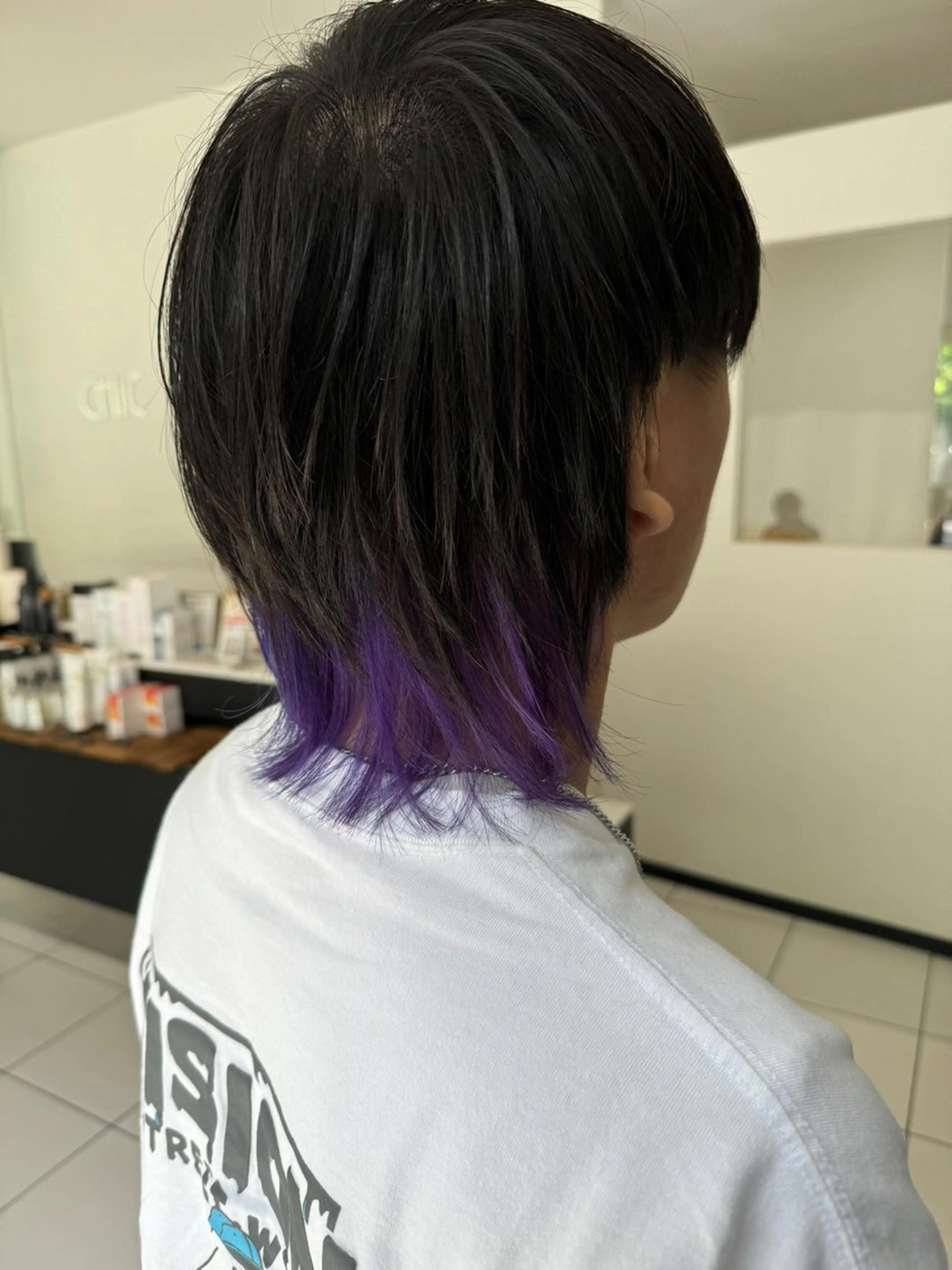 カラー メンズ CHIC 蘭のヘアスタイル