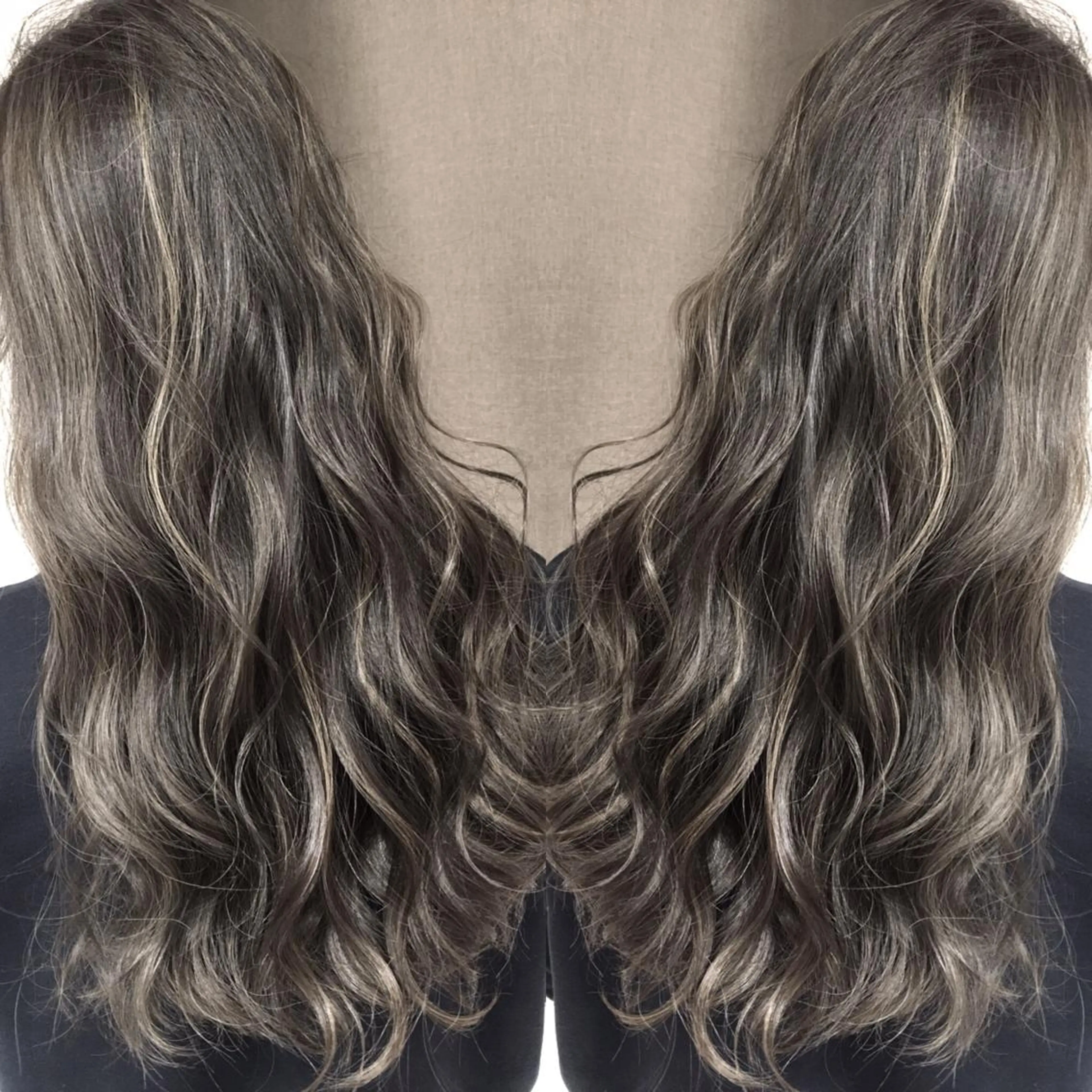 ロング カラー ハイライトカラー 3Dハイライト ハイライト ヘアカラー トリートメント 井上 一平のヘアスタイル