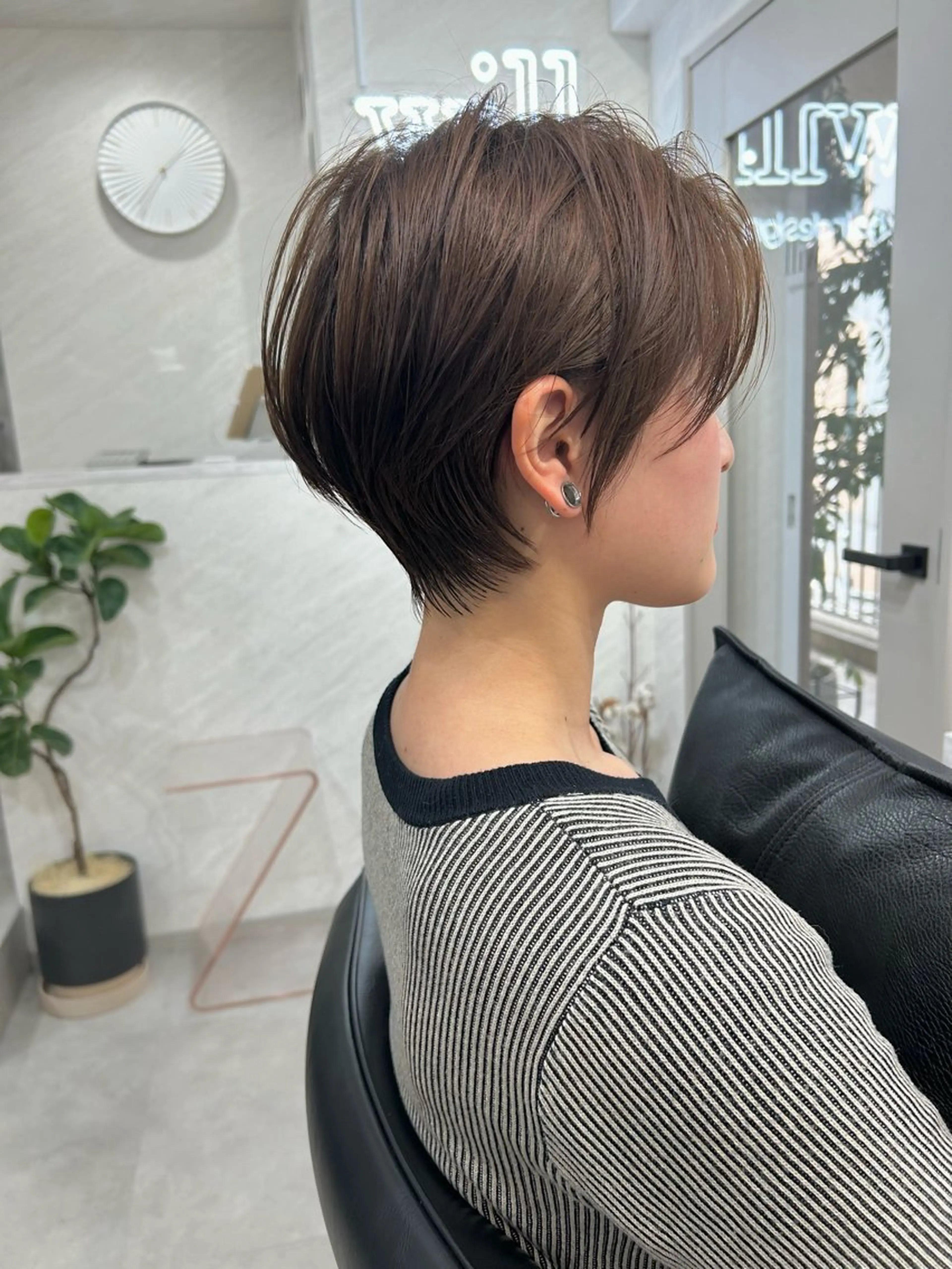 ショート カラー カット ヘアカラー トリートメント 髪質改善will hairdesignのヘアスタイル