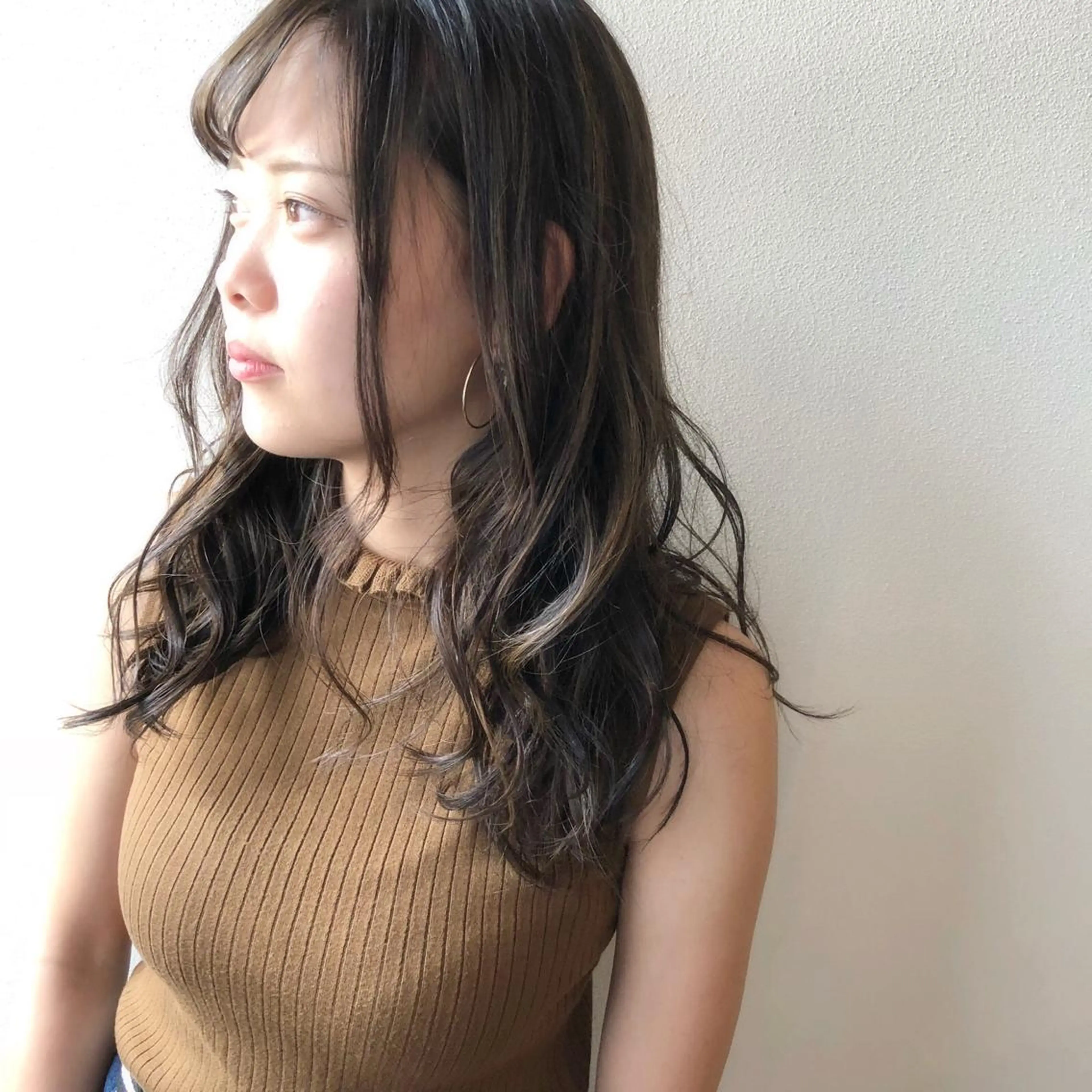 セミロング カラー カット ヘアカラー トリートメント Tiger  Lily所属・江藤 星史のヘアスタイル