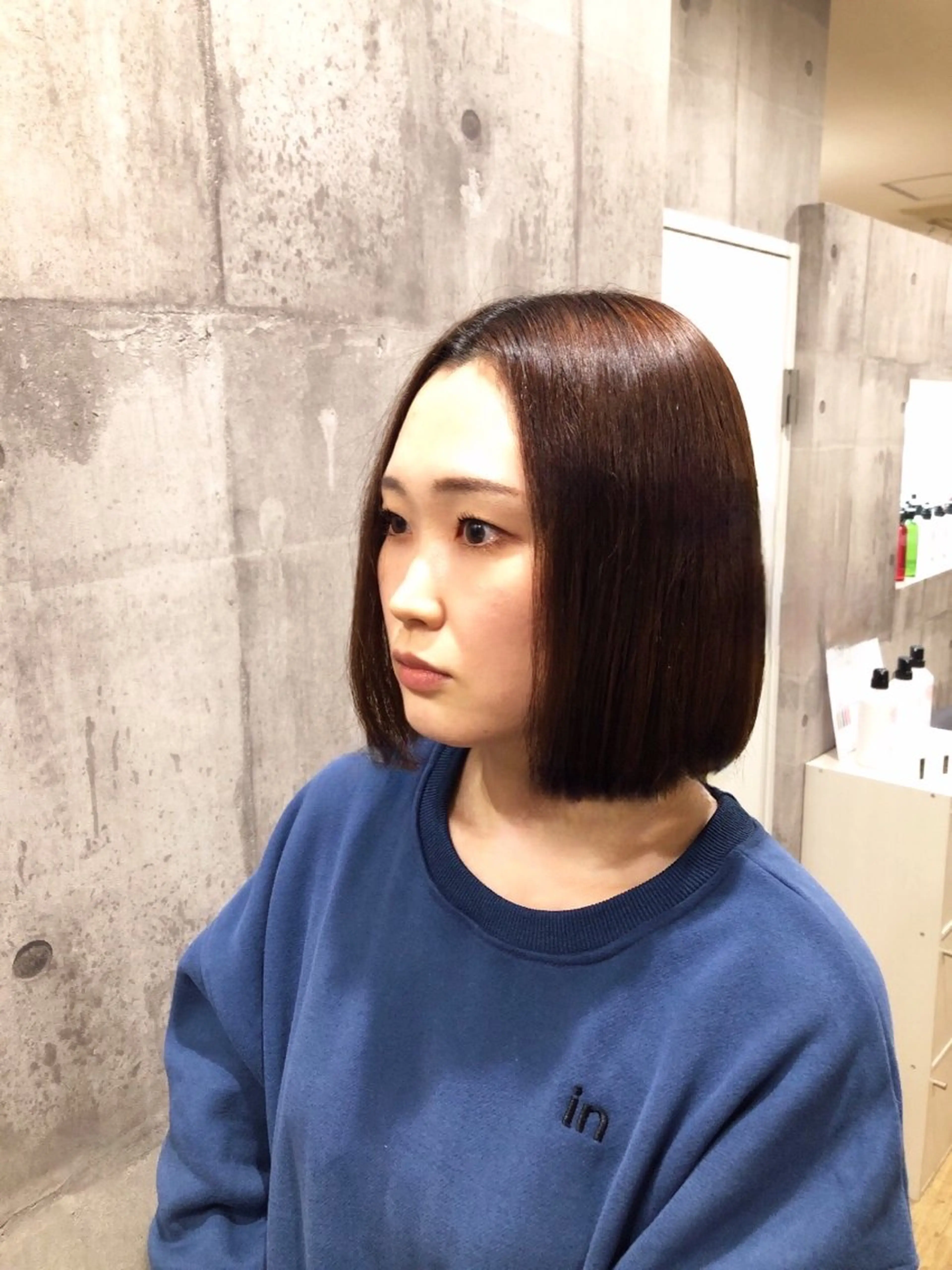 ミディアム _WHITE＋ 南海難波店所属・射場 達也のヘアスタイル