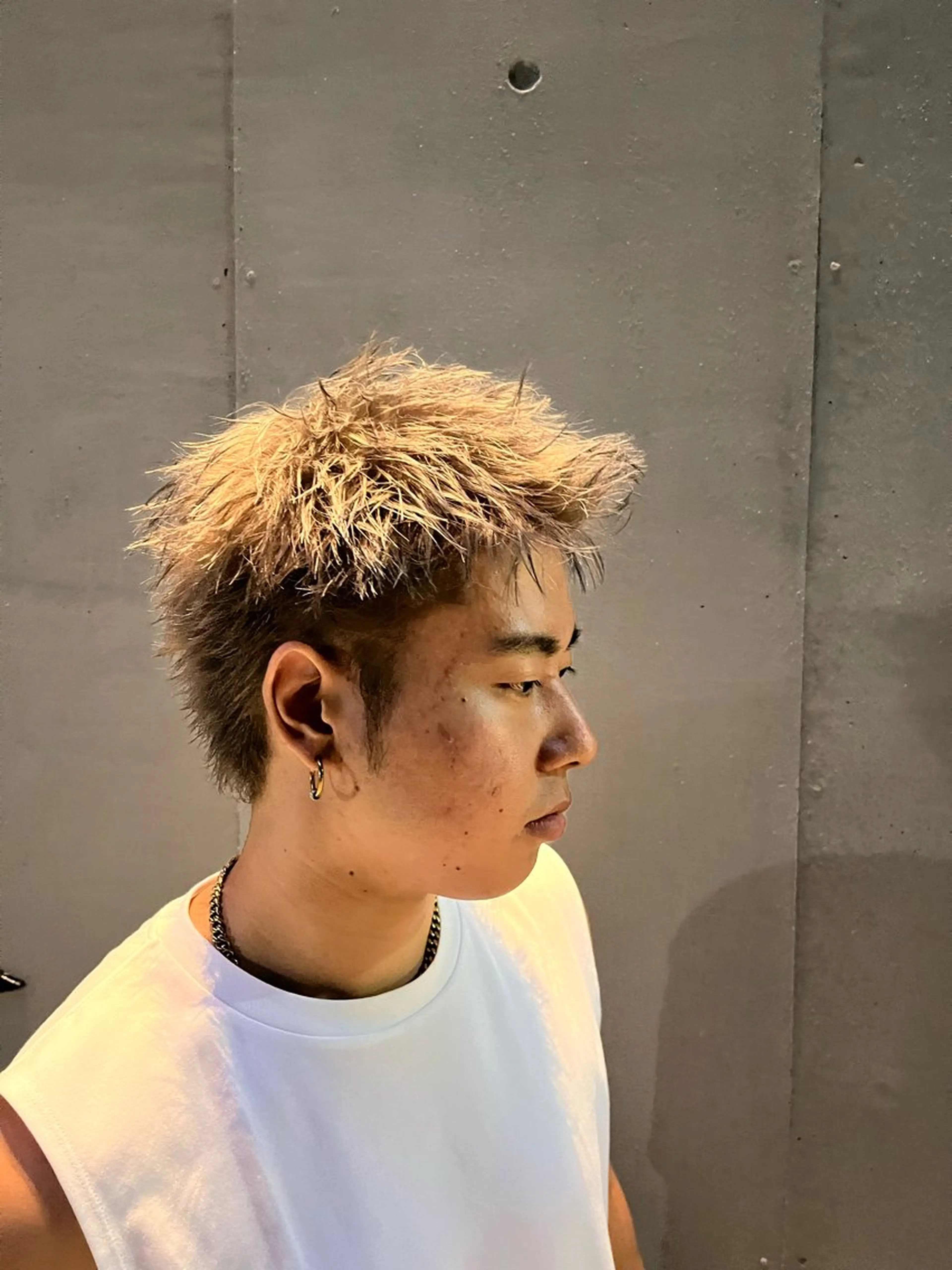 ショート だいじゅ/パーマ/ メンズカット/カラーのヘアスタイル