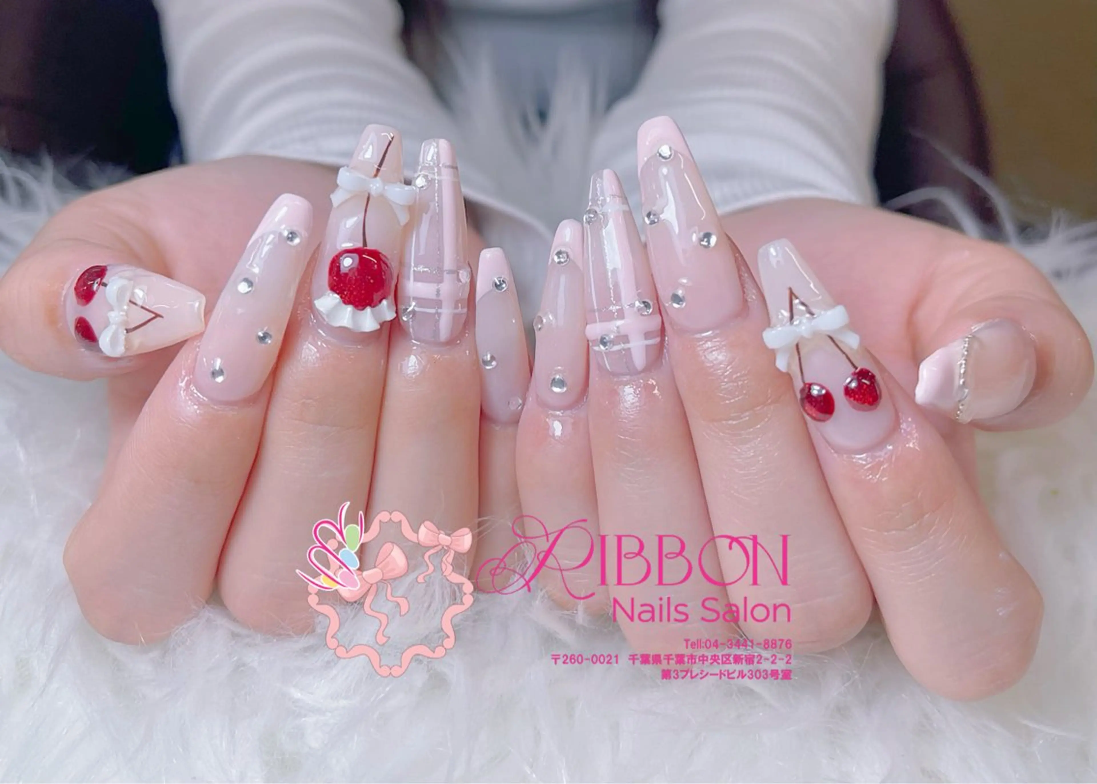 ネイル フレンチネイル ジェルネイル マグネットネイル 持ち込み ニュアンスネイル ハンドネイル Ribbonnail salonのネイルデザイン