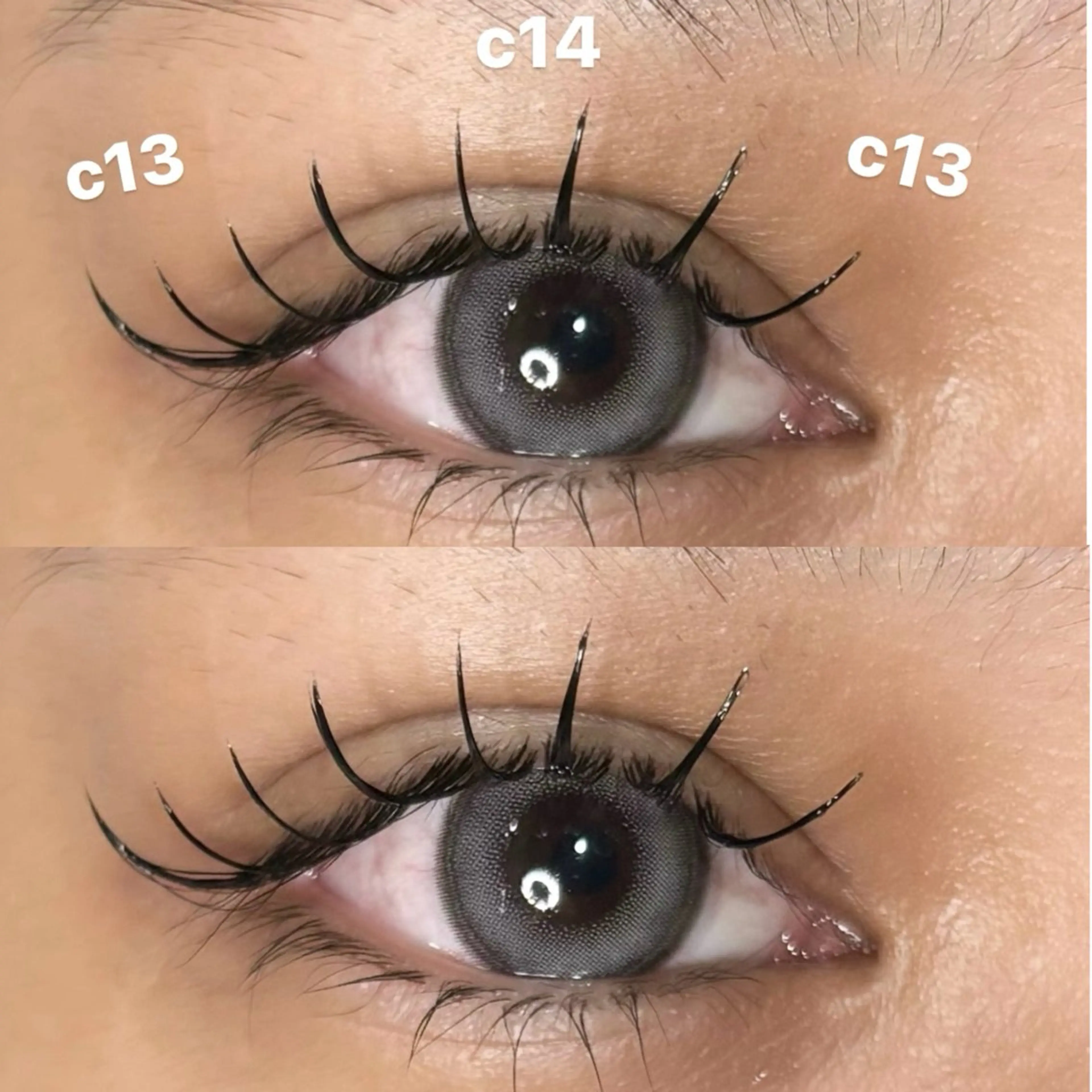 マツエク・マツパ 付け放題 キュート 小松 未夢のマツエク・マツパデザイン