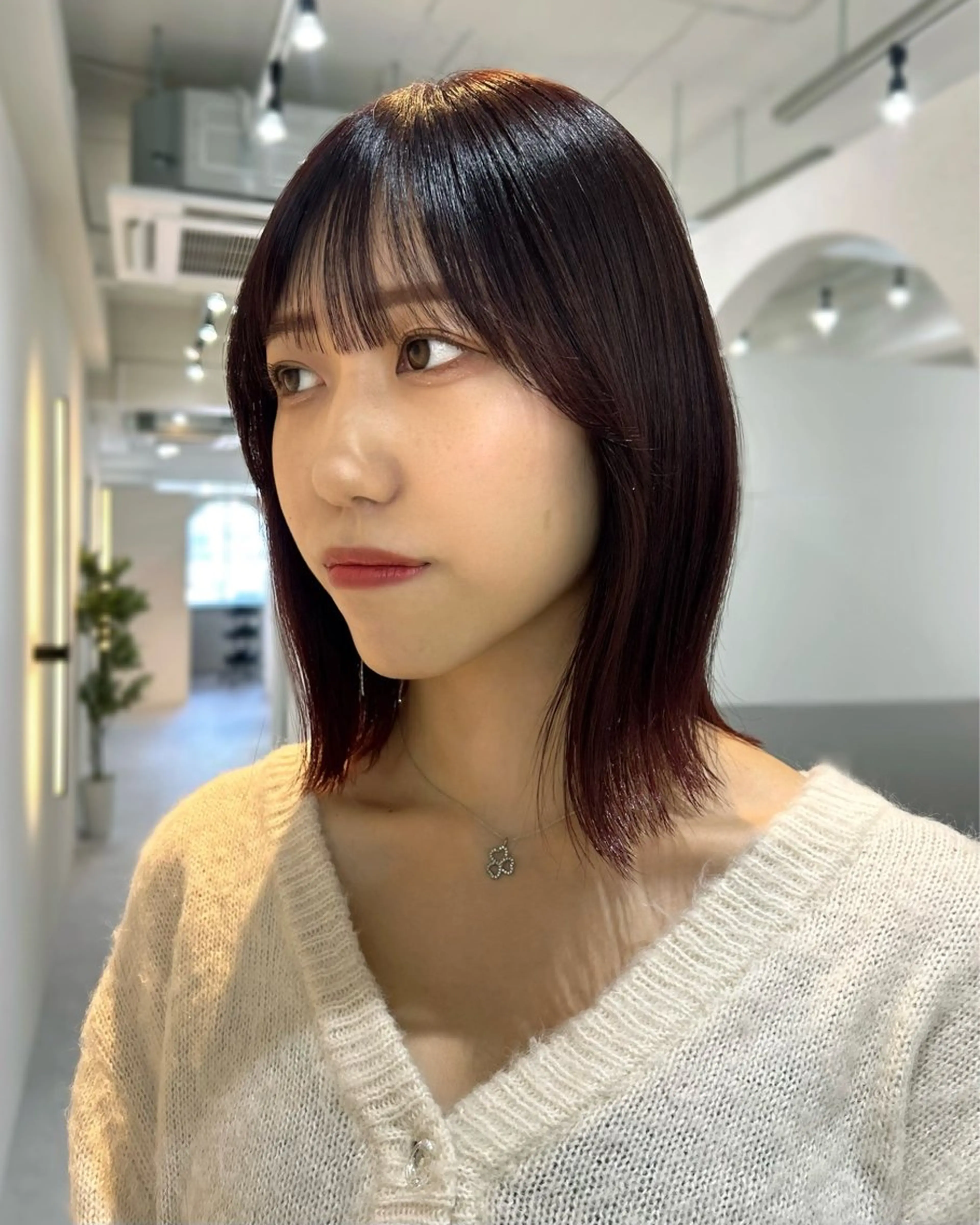 ミディアム カット ふわっとレイヤー‪☆ 菅原 千鶴のヘアスタイル