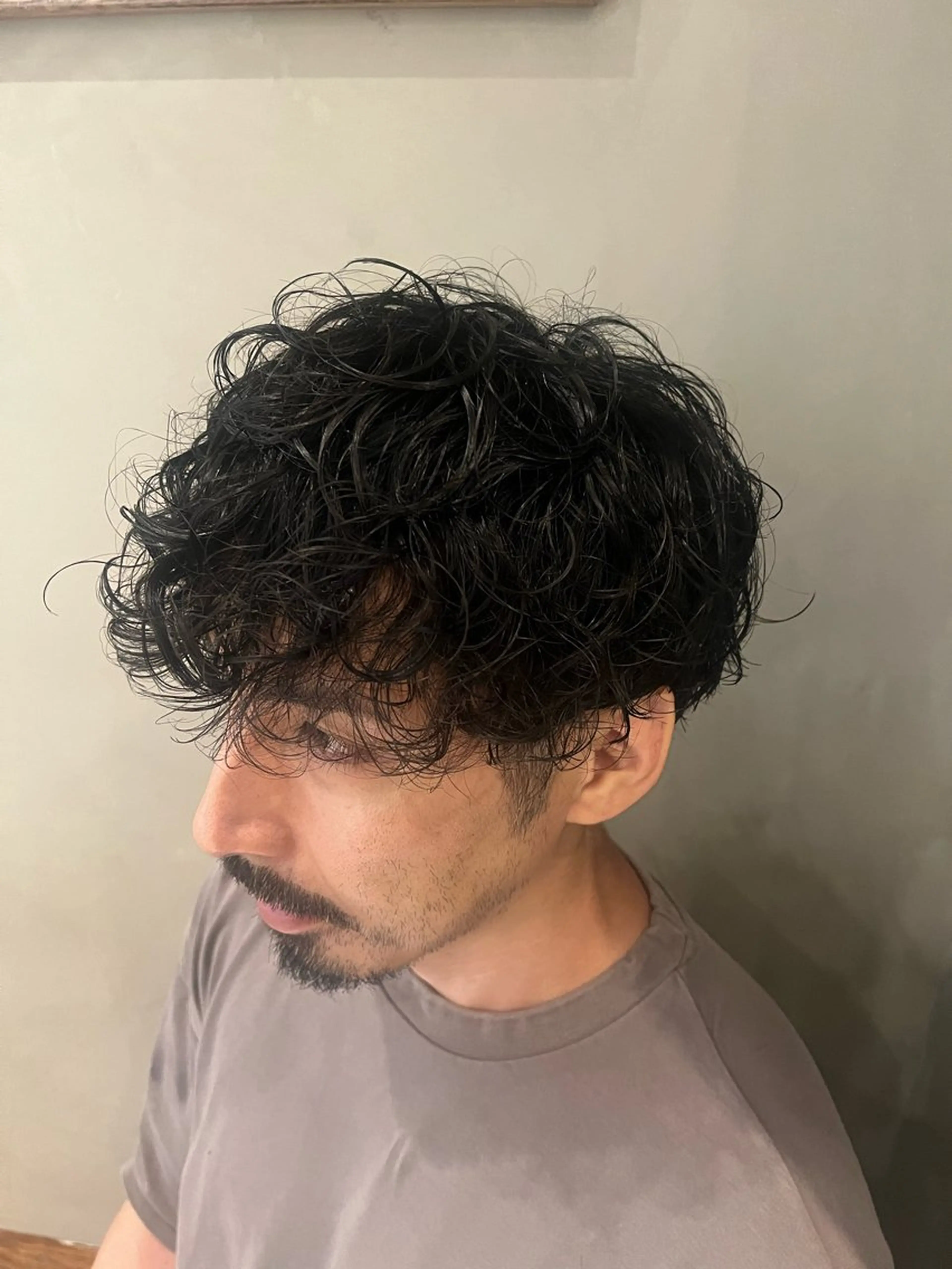 パーマ メンズ カット パーマ トリートメント メンズカット/ レイヤーカットのヘアスタイル