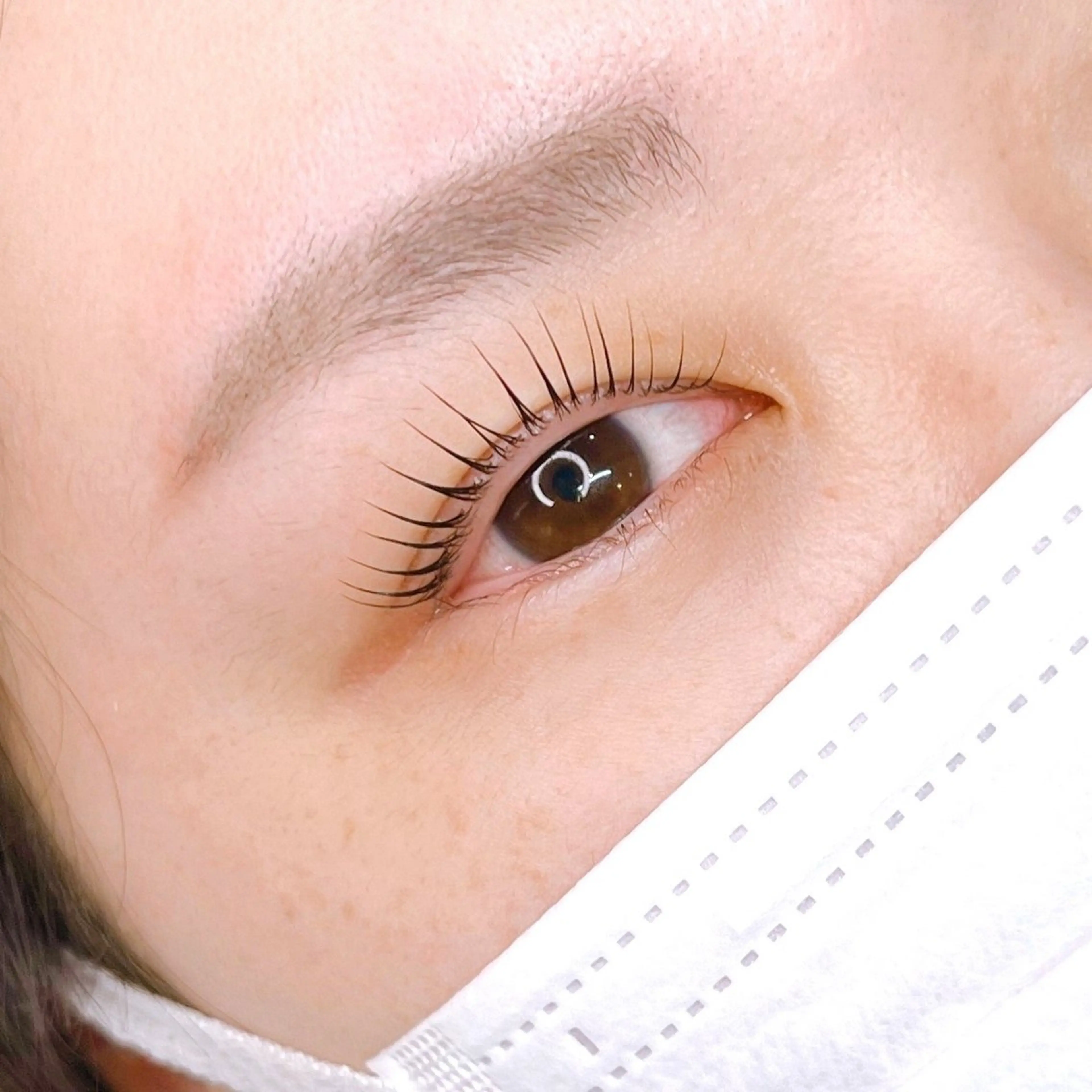 マツエク・マツパ フラットラッシュ 一重×まつ毛パーマ ボリュームラッシュ Feather MAIのマツエク・マツパデザイン