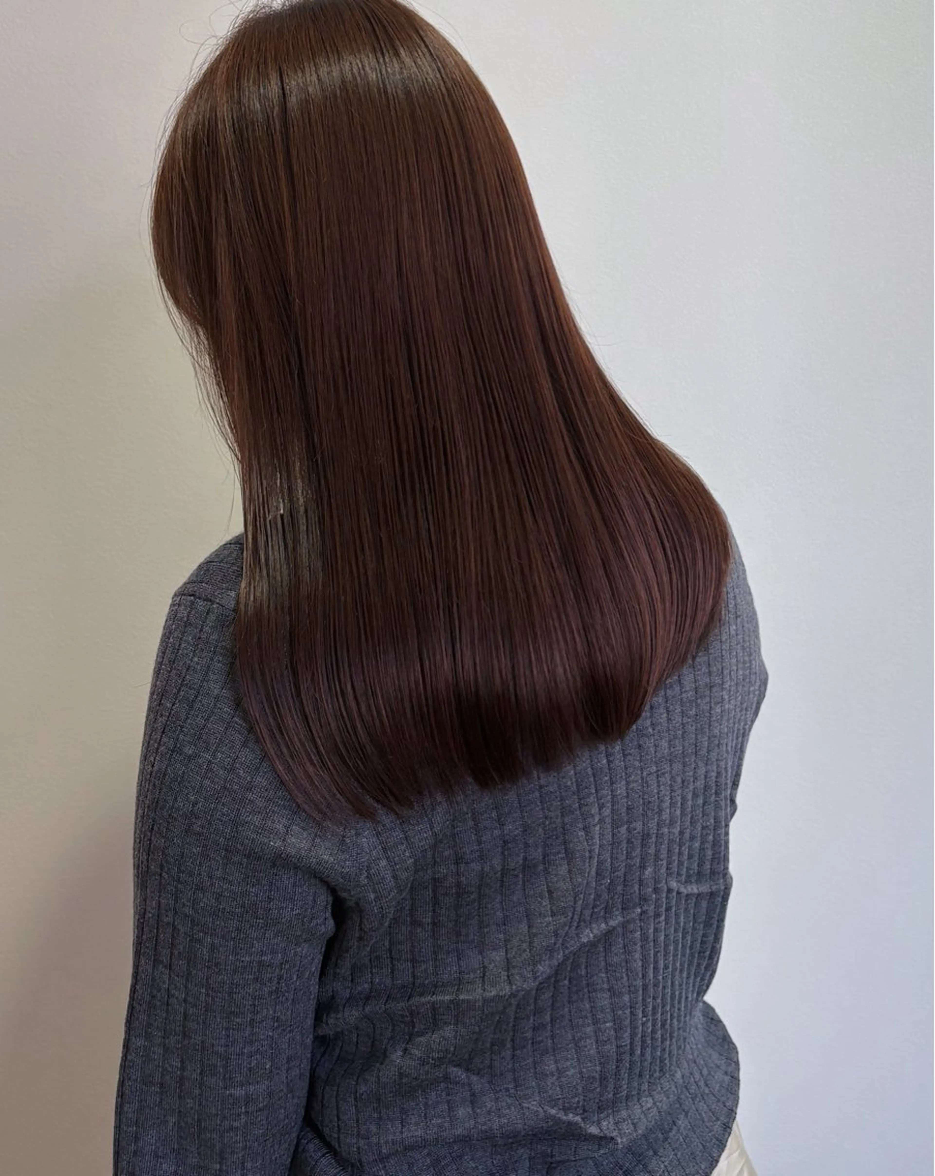 セミロング カラー 髪質改善 ヘアカラー パーマ 縮毛矯正 トリートメント 大阪/梅田すぐ /パーマ落とし専門店のヘアスタイル