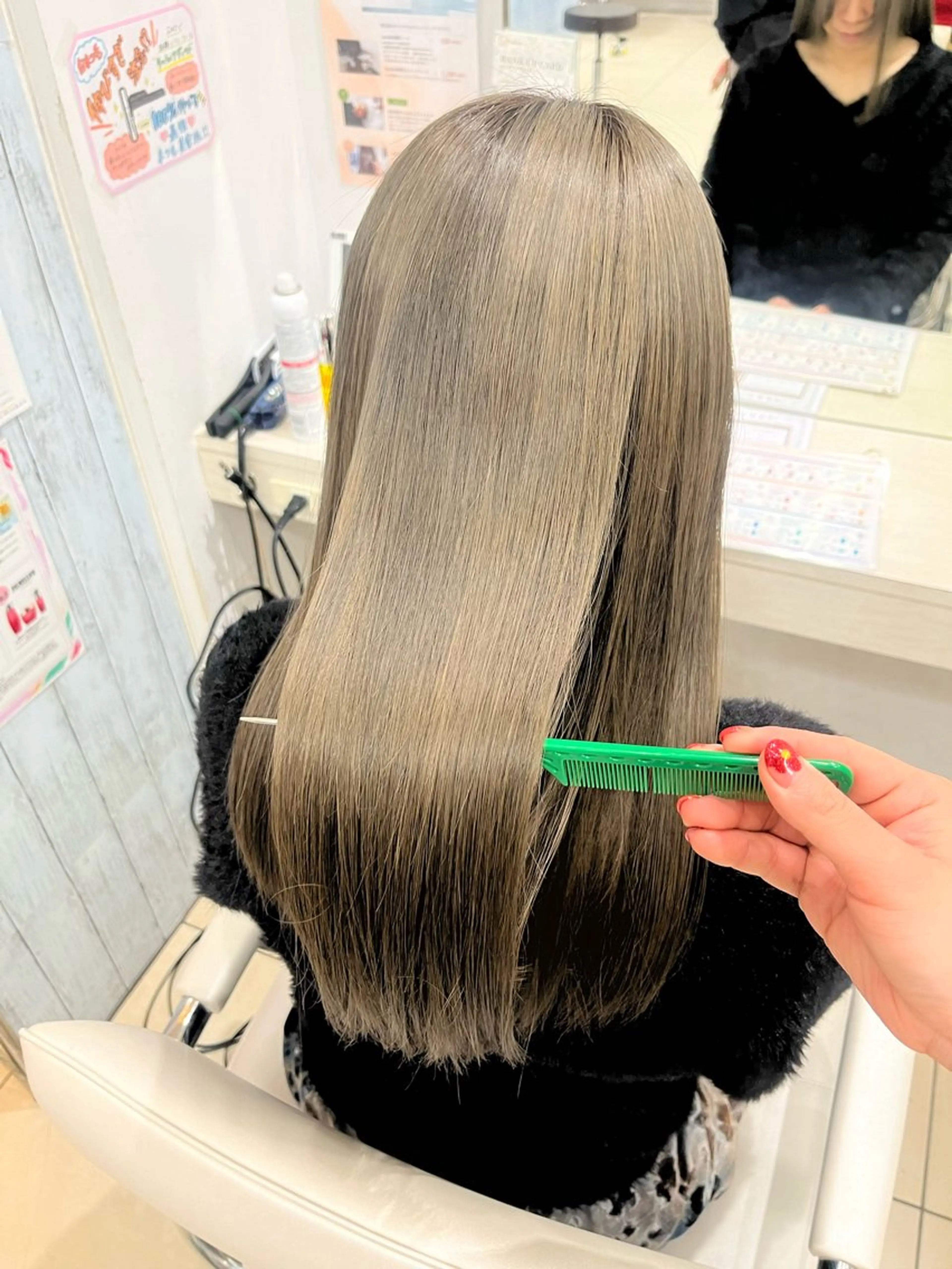 ロング カラー ベージュカラー カット ヘアカラー 🤎ベージュカラー/ 髪質改善/山岸🤎のヘアスタイル