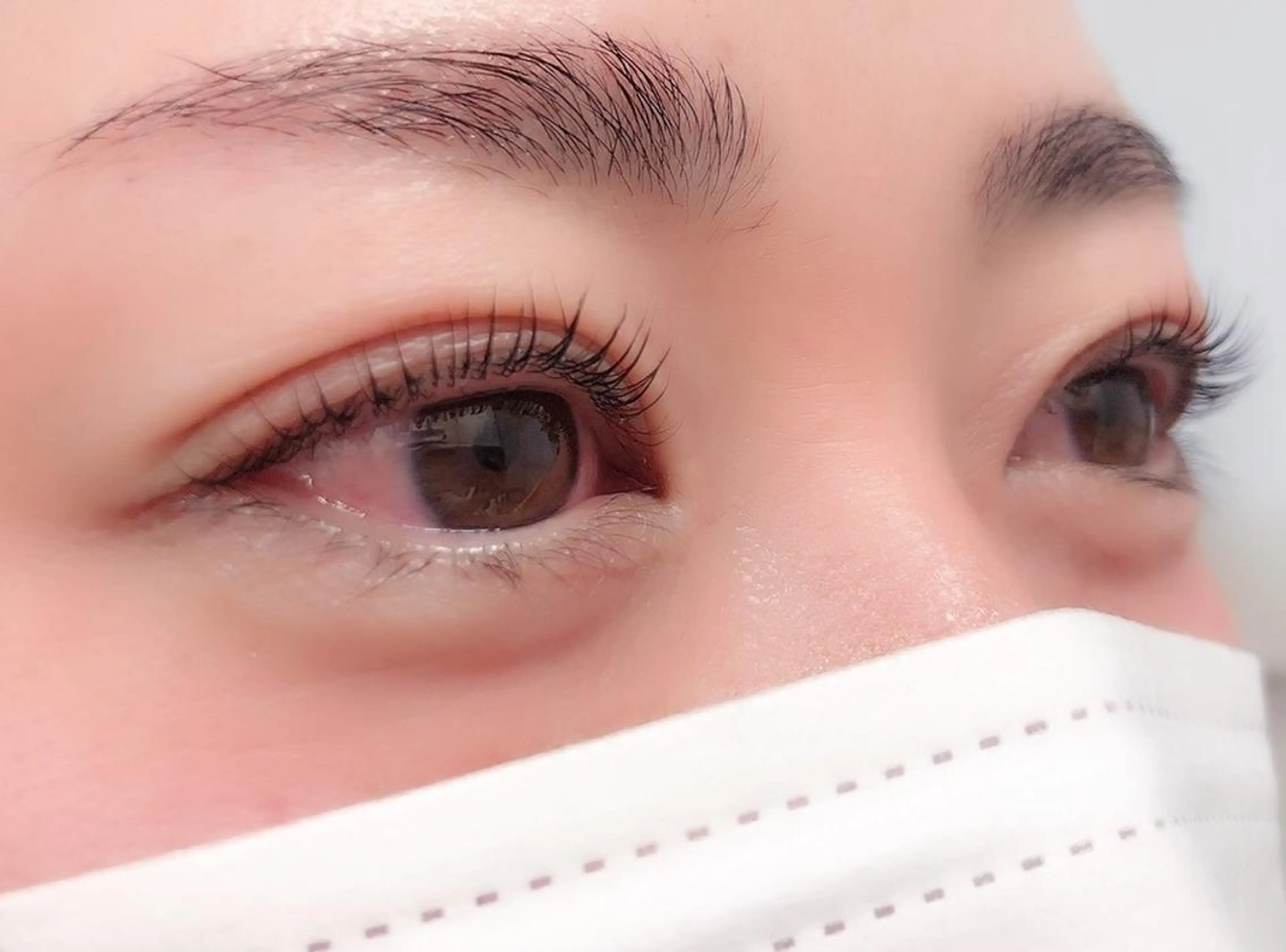 マツエク・マツパ 付け放題 フラットラッシュ まつげパーマ 一重×まつ毛パーマ ボリュームラッシュ マツパ 吉岡 ゆうなのマツエク・マツパデザイン