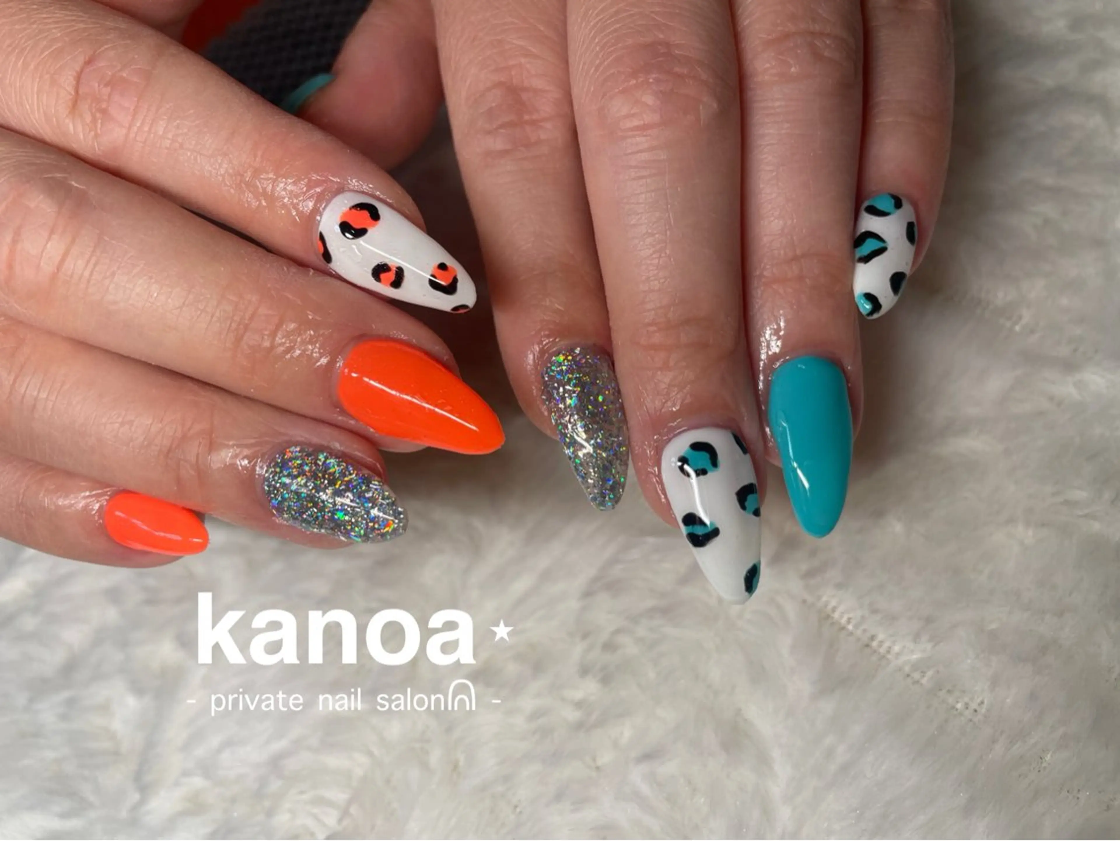 ネイル アニマル柄 kanoa nailのネイルデザイン