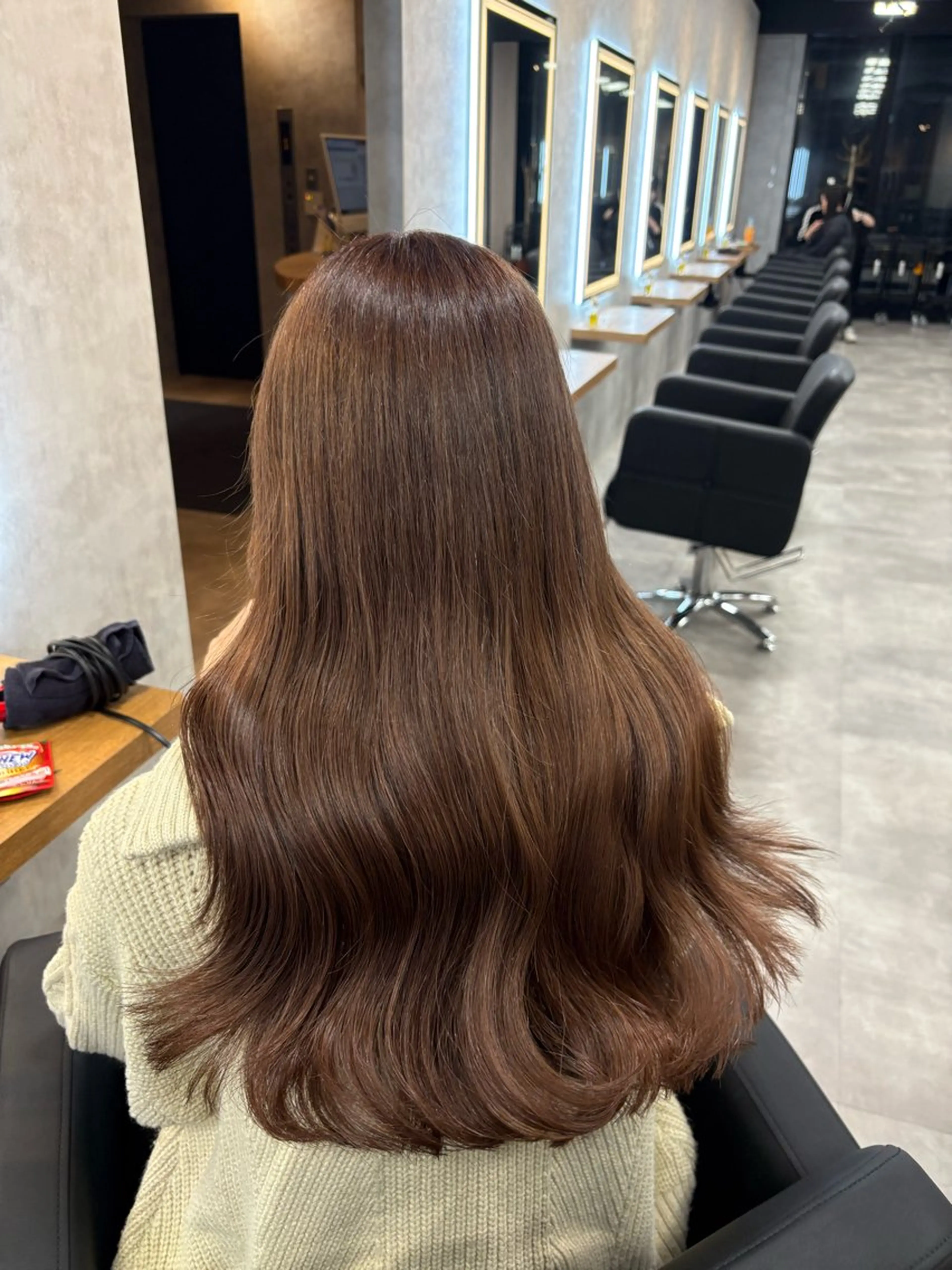 ロング カラー ヘアカラー グレージュ/ベージュ 透明感カラーYUTAのヘアスタイル