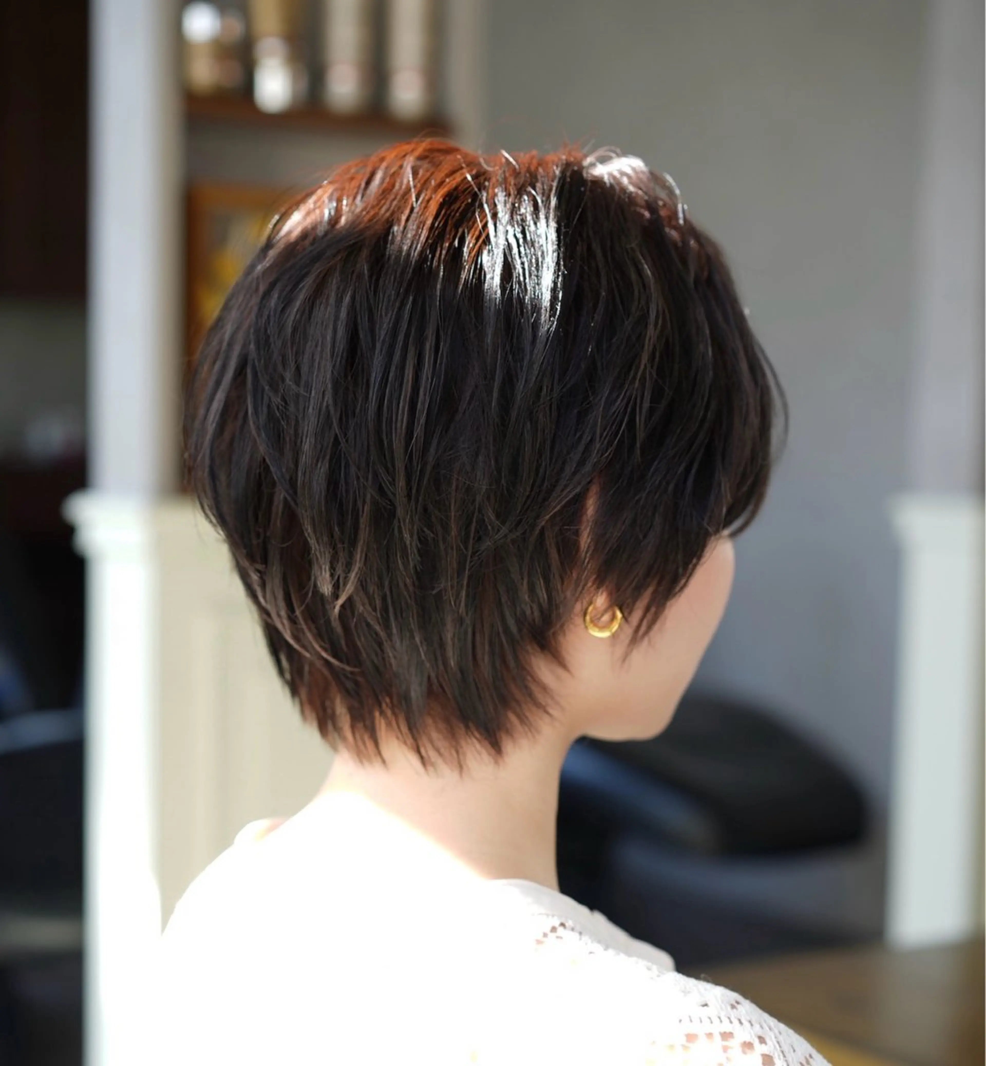 人気NO1メニュー❣️スタイリング苦手でも◎【ショートカット＋ニュアンスパーマ】🫧の写真