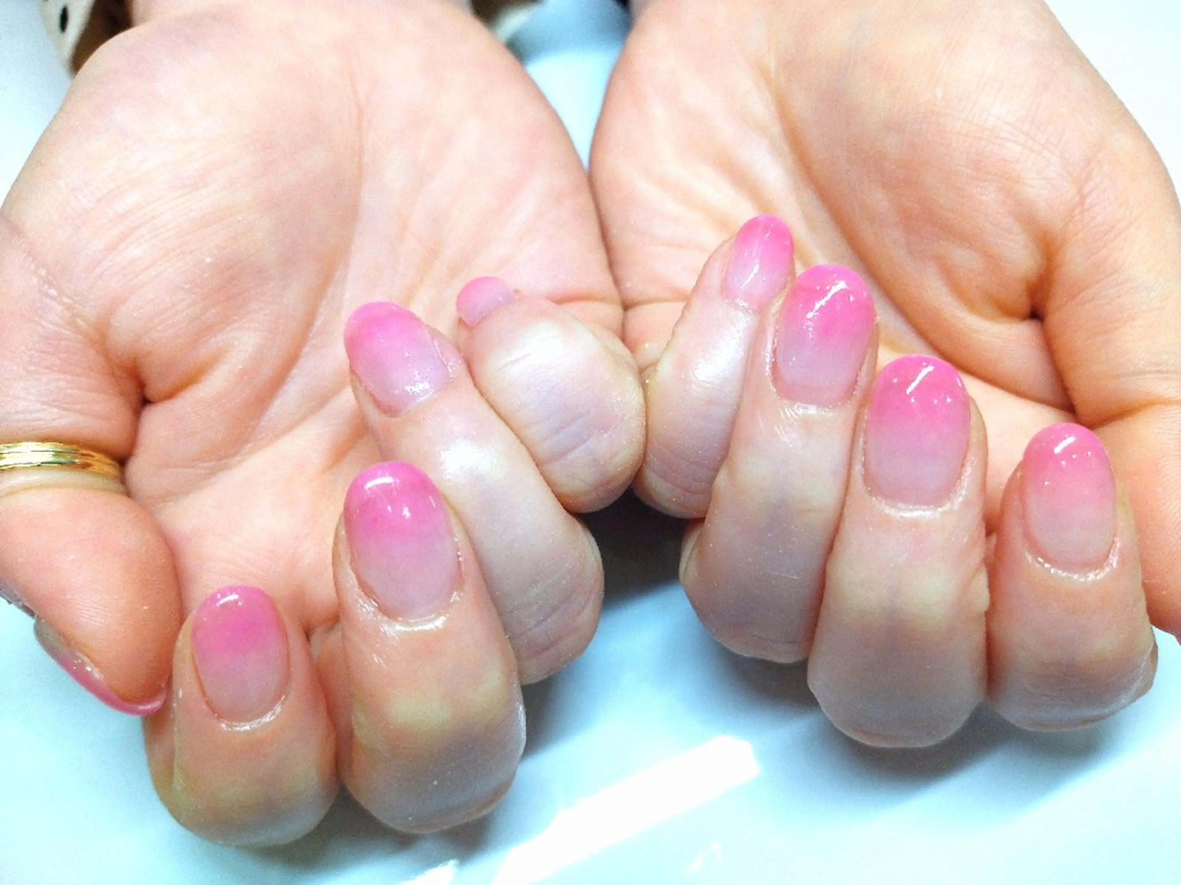 ネイル ハンドネイル 鐙 桃華のネイルデザイン