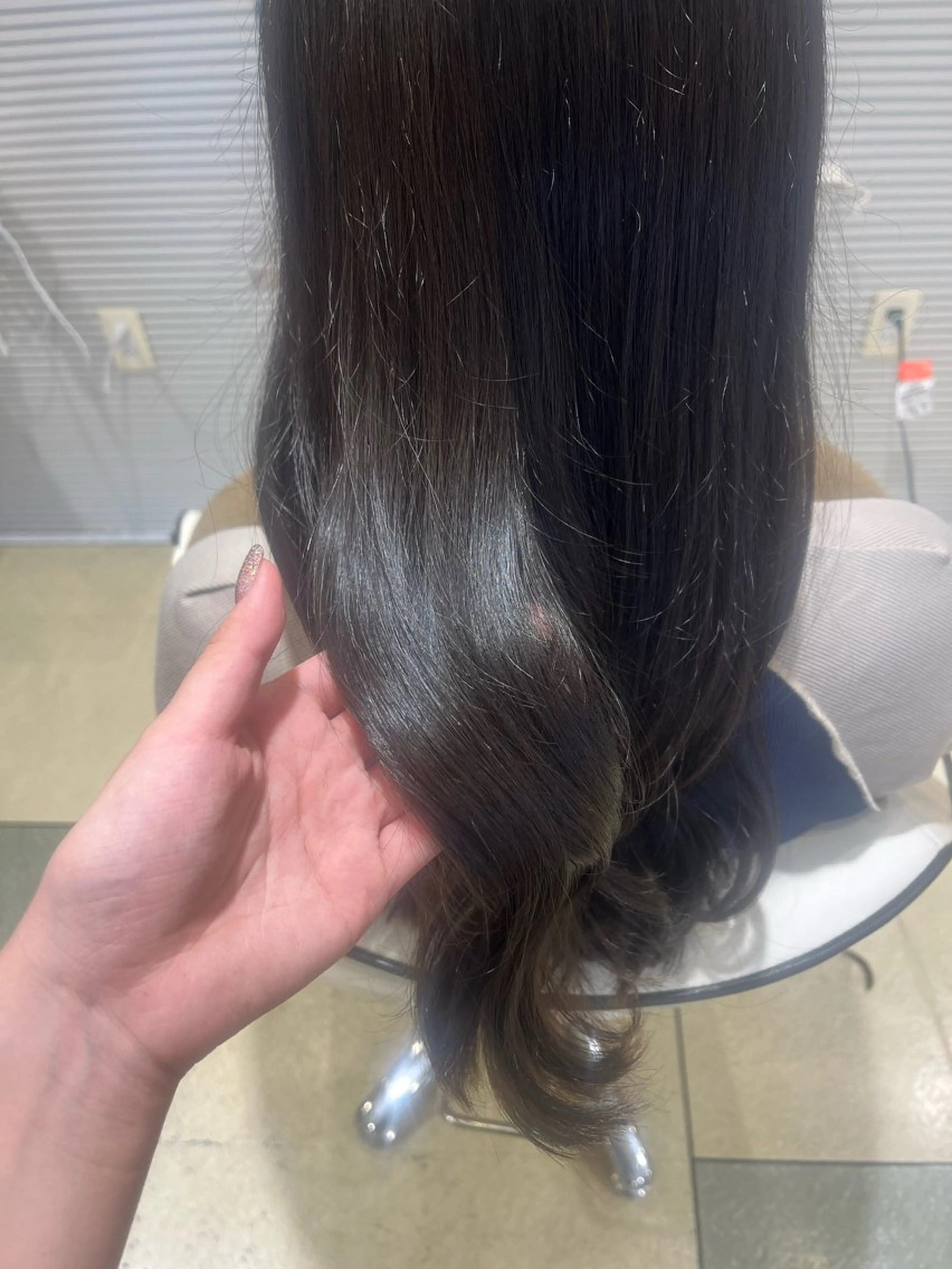 ロング カラー カット ヘアカラー トリートメント ベージュカラー⌇﻿ くびれヘア.𐙚心音のヘアスタイル