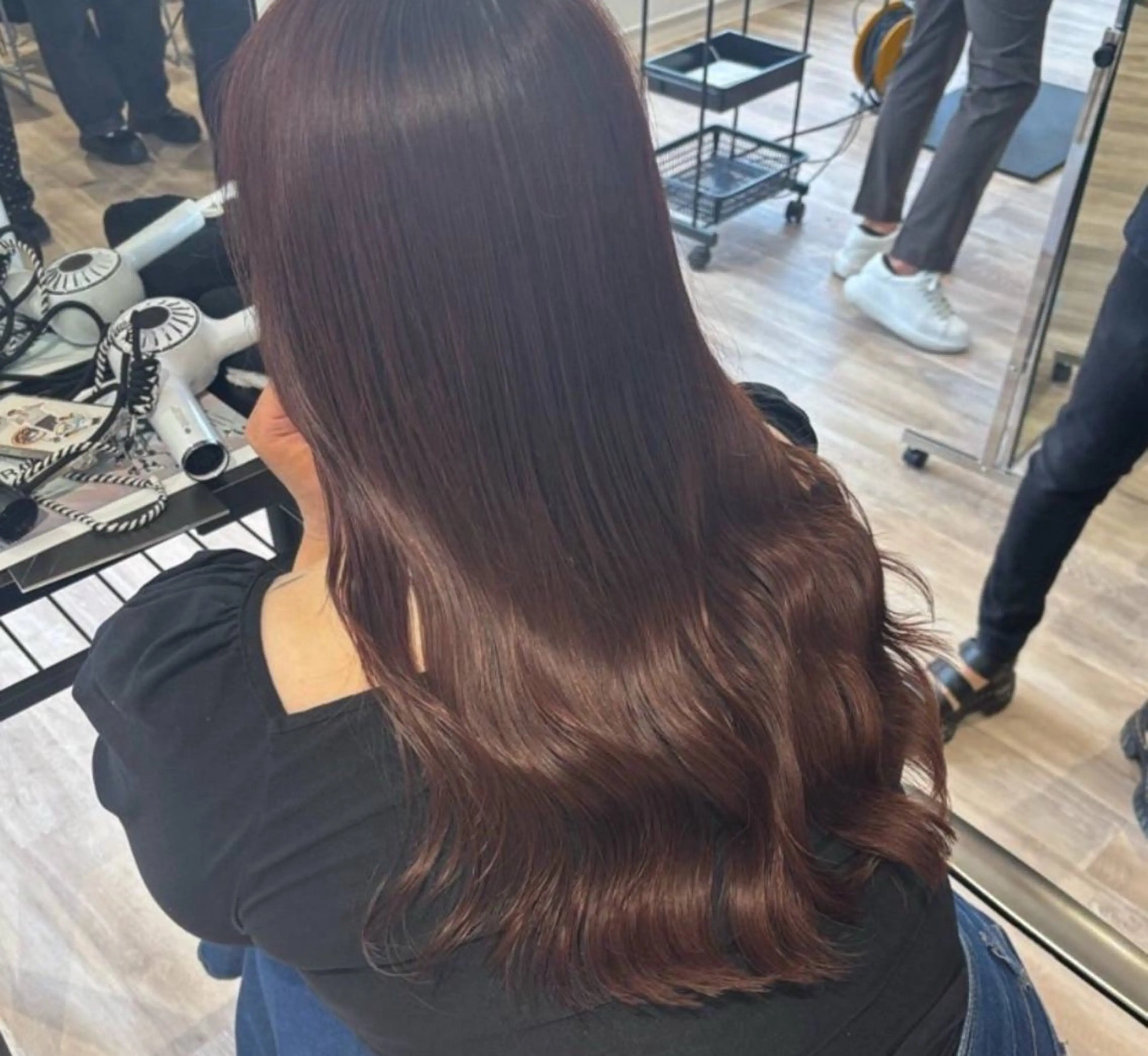 ロング 杉田 竜希のヘアスタイル