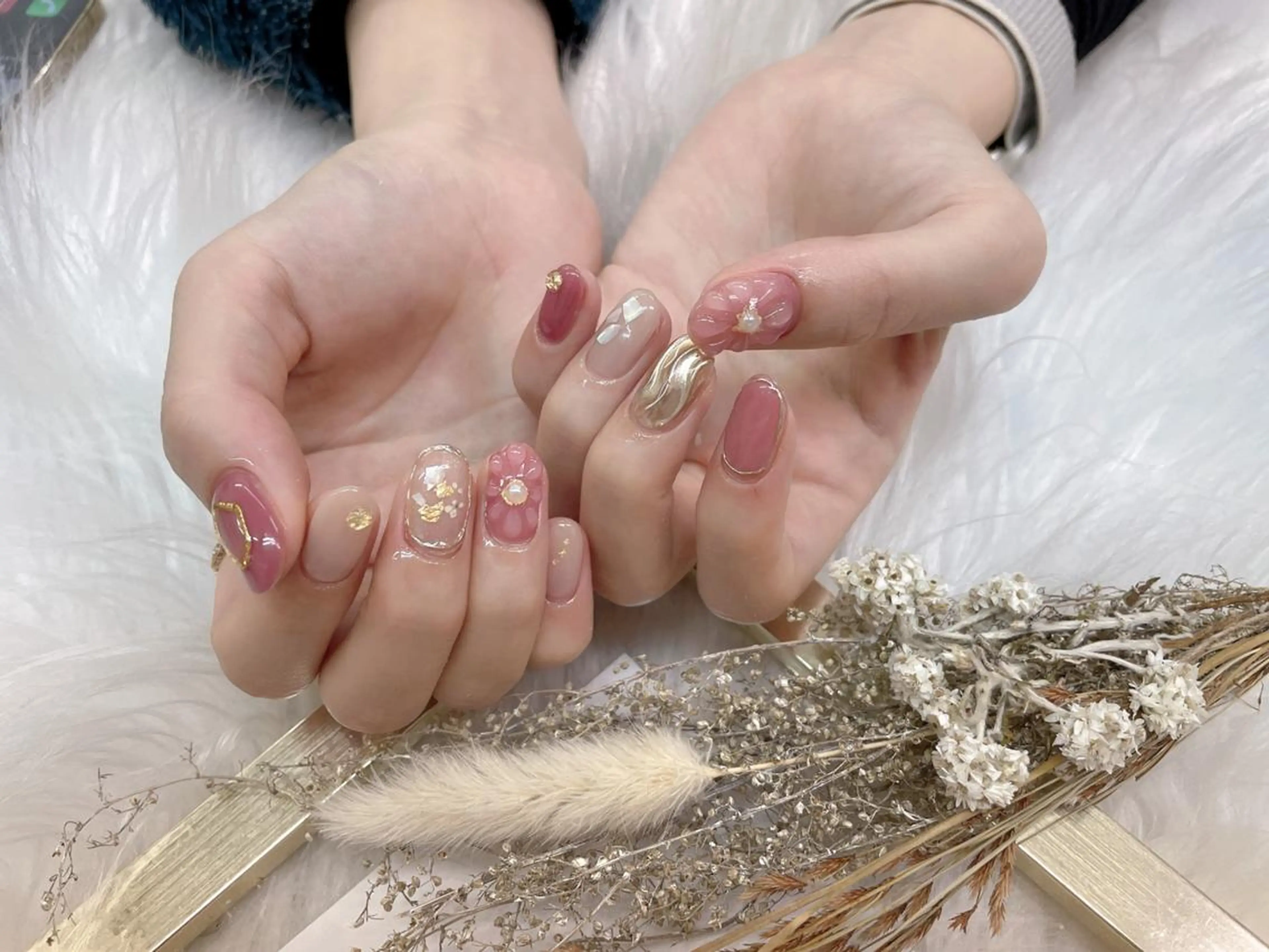 ネイル 🦋ネイルサロン ブラン🌈ゆりのネイルデザイン