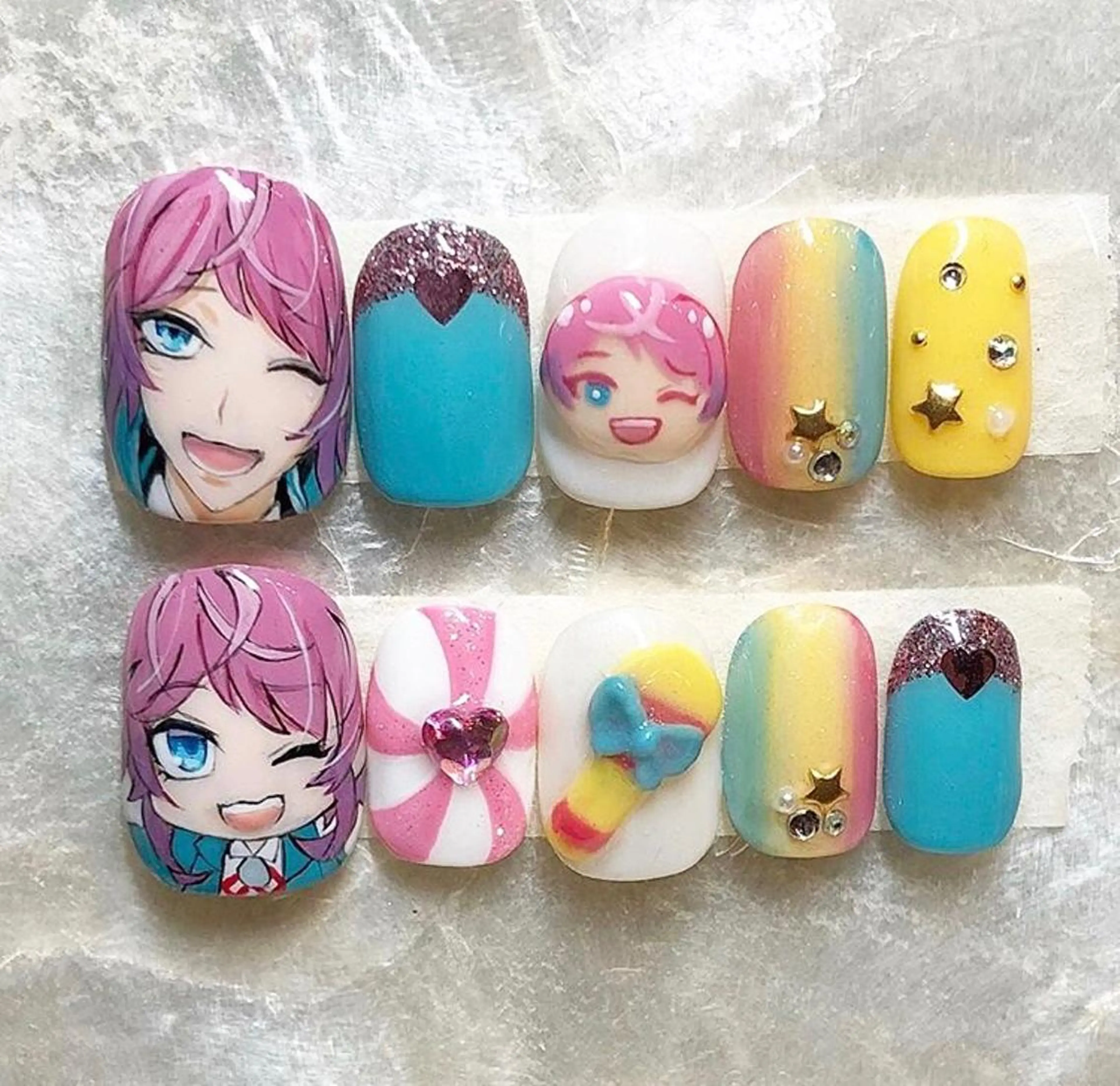 ネイル ネイルチップ 東 千夏のネイルデザイン