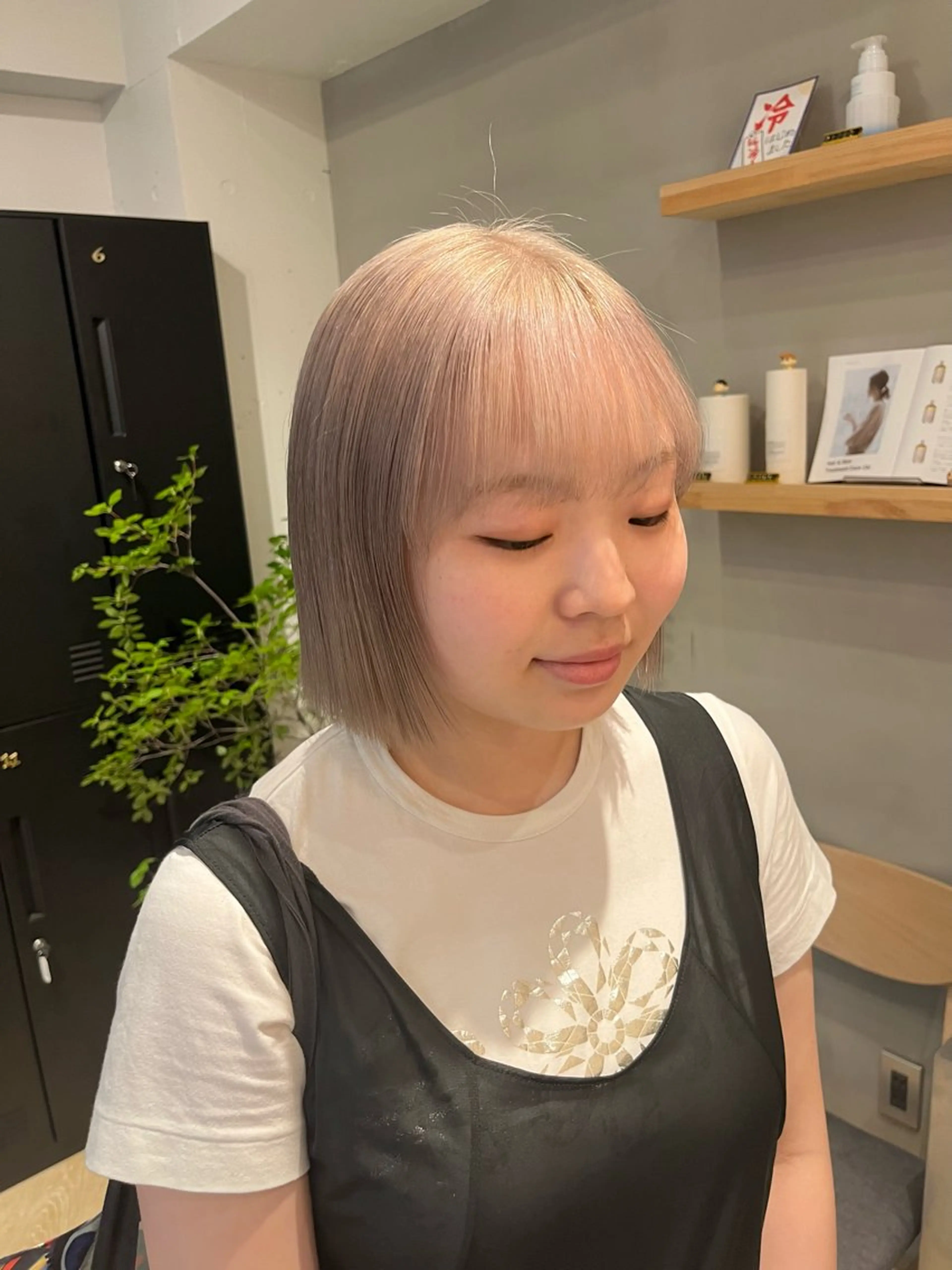 ミディアム ヘアカラー 🌙透明感カラー✖︎ カンナ🌙のヘアスタイル
