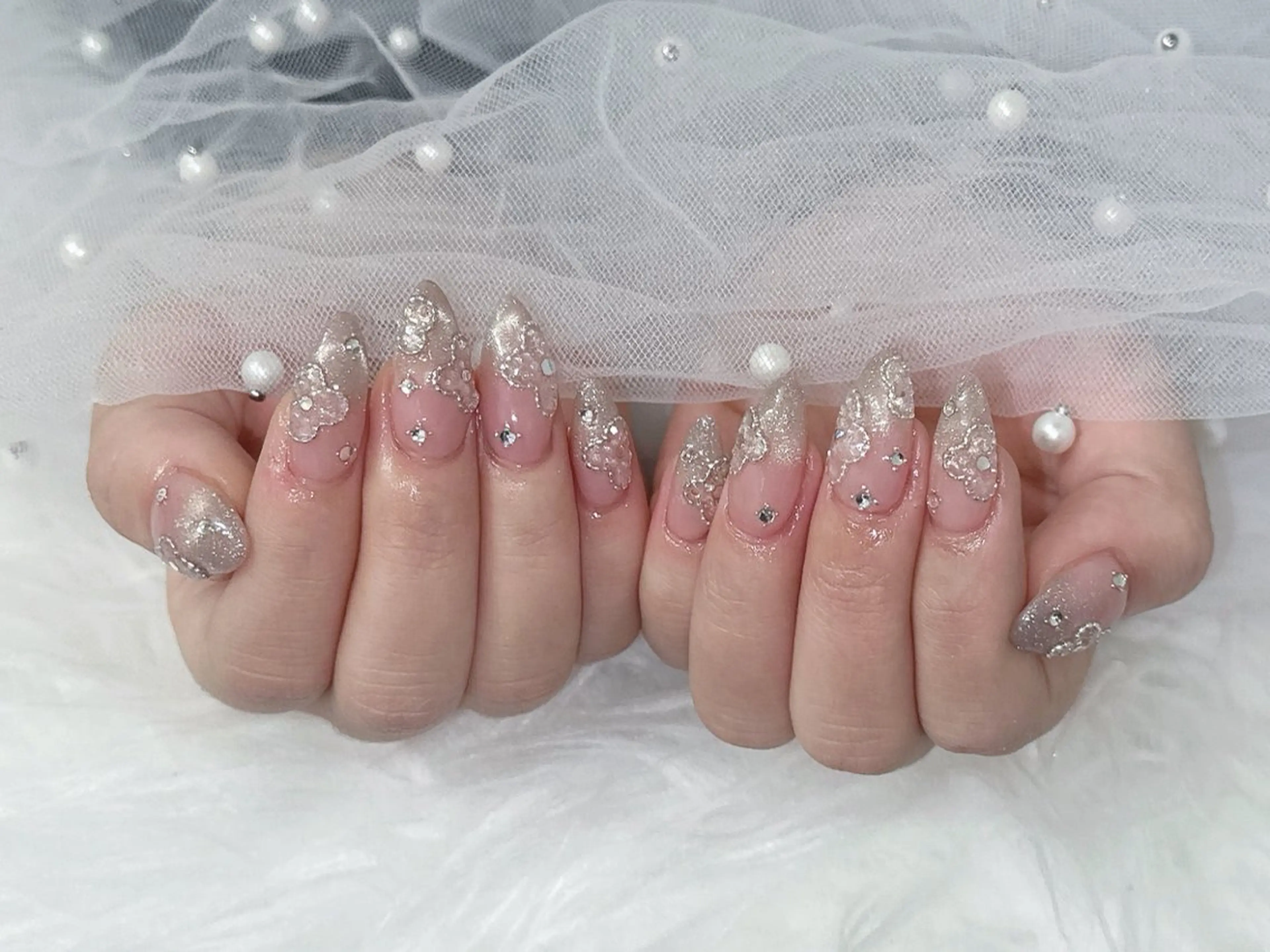 ネイル ハンドネイル 【Eclat ｴｸﾗ】nail＆beauty所属・Eclat〔ｴｸﾗ〕 MOEKA𝜗𝜚*のネイルデザイン