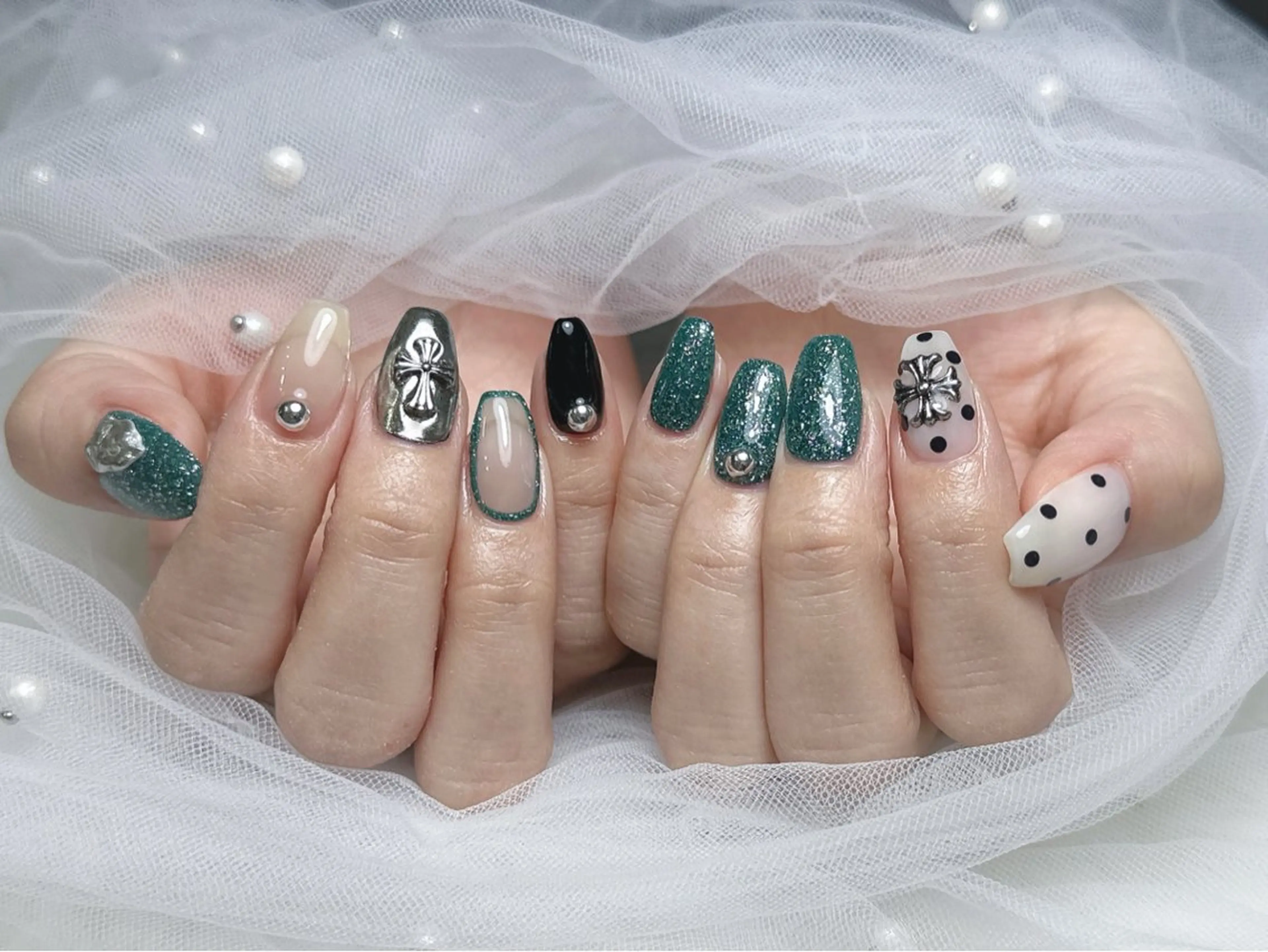 ネイル 【Eclat エクラ】nail&beauty所属・Eclat〔エクラ〕 MOEKA𝜗𝜚*のネイルデザイン