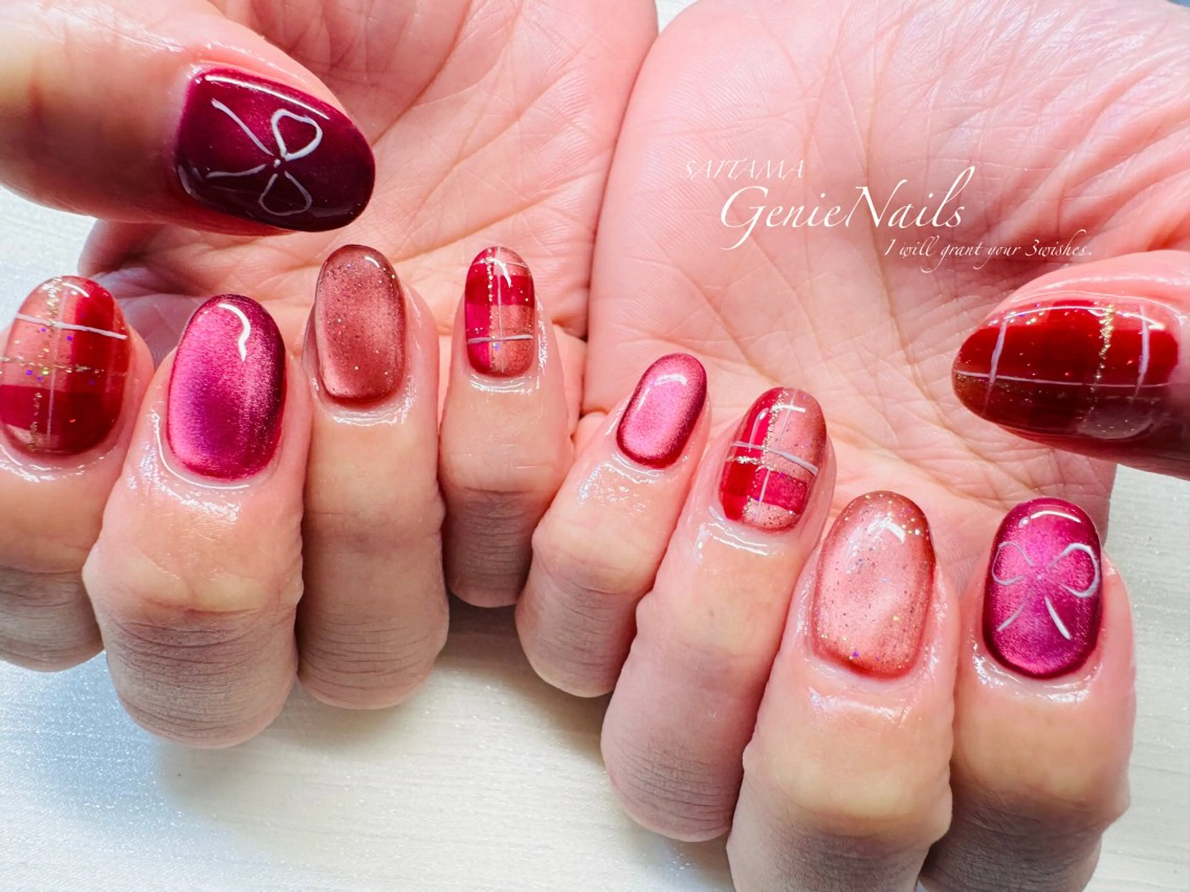 メンズ ネイル アートネイル 氷ネイル・うるうるネイル ロングネイル メンズネイル 持ち込み Genie Nailsのネイルデザイン