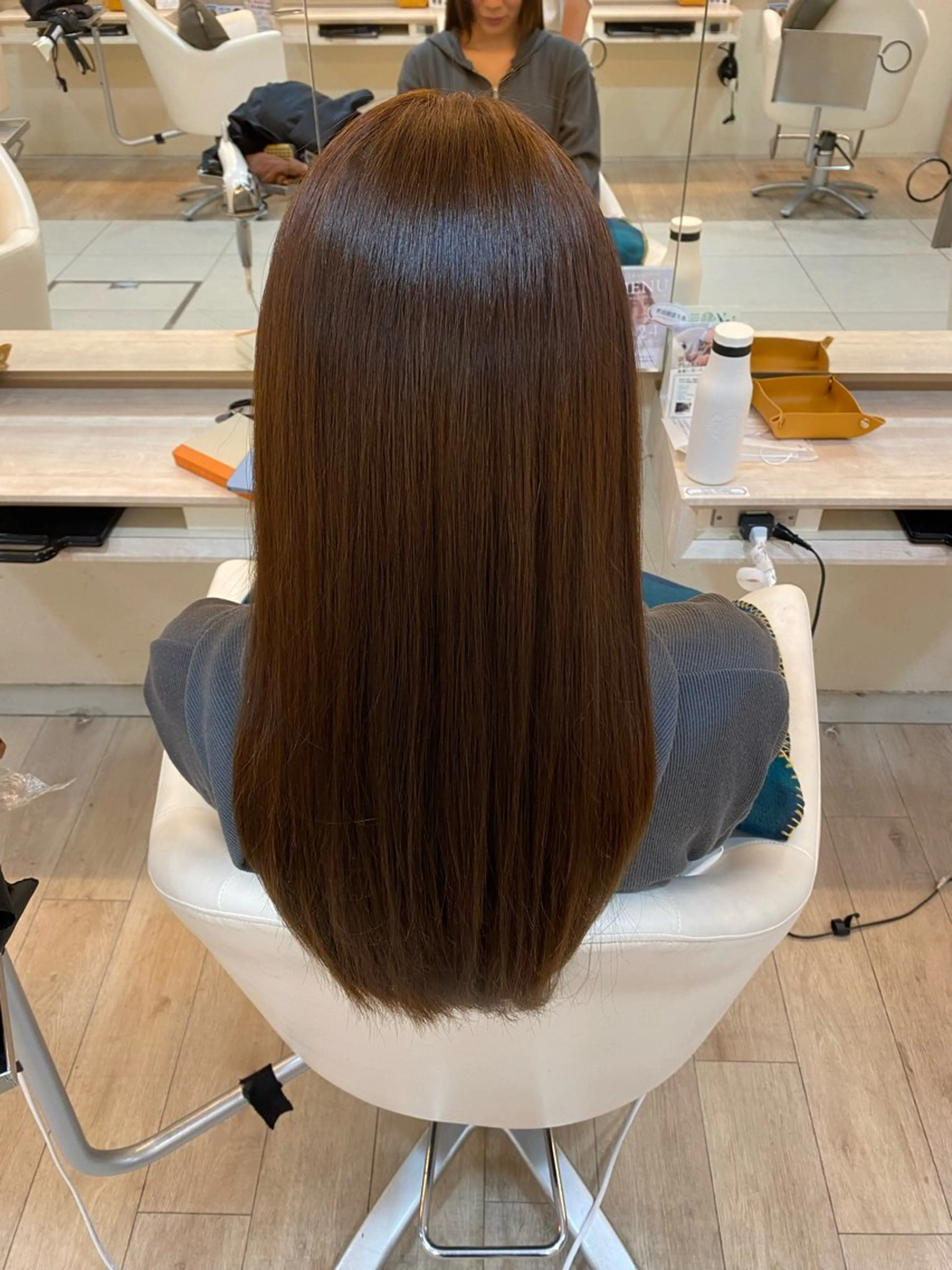 ロング カット 縮毛矯正 トリートメント 💎髪質改善💎艶髪 💎ブリーチ💎津村のヘアスタイル