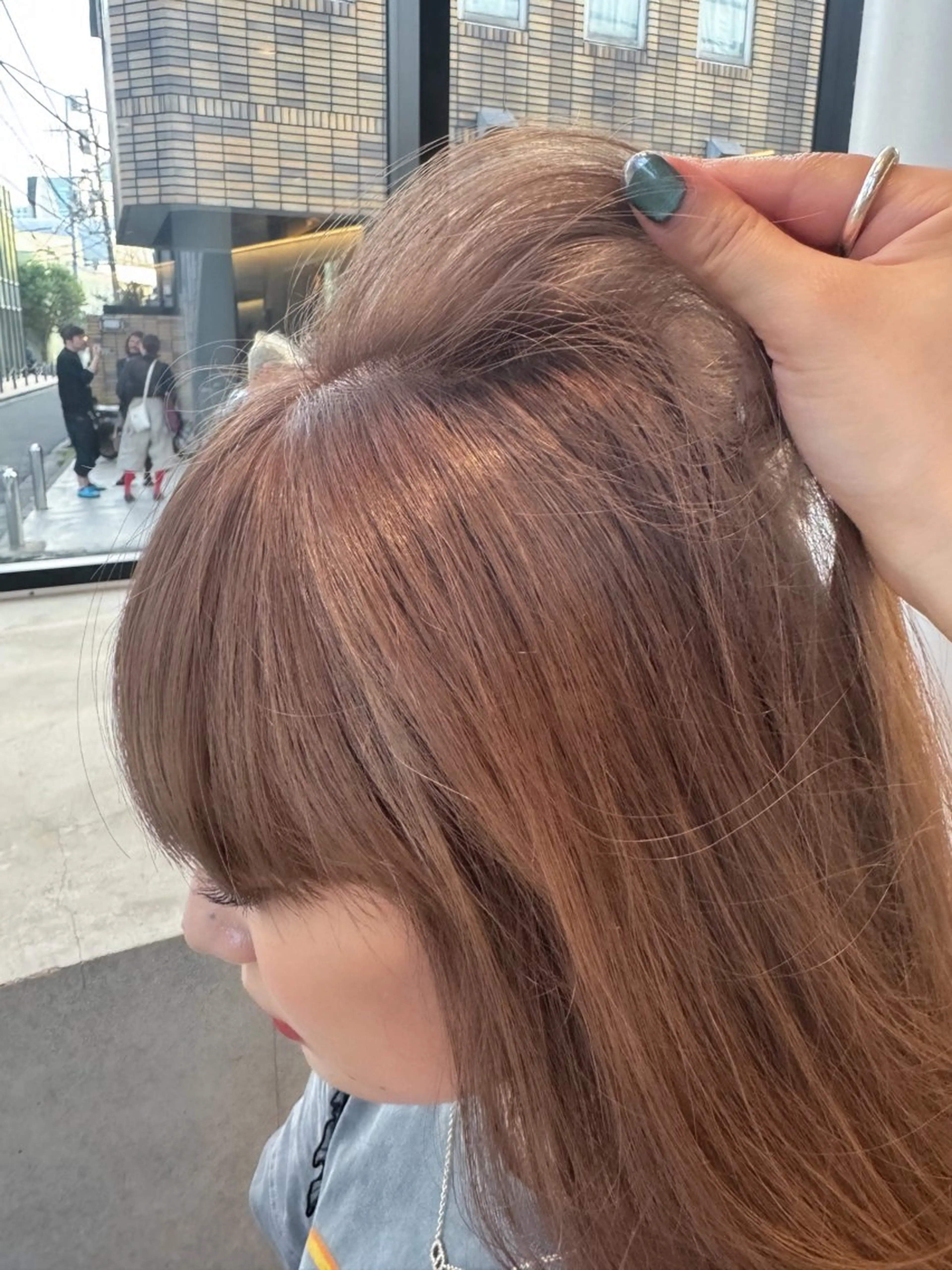 ミディアム カラー ヘアアレンジ ミニボブ/ブリーチ 🌈MISATOのヘアスタイル