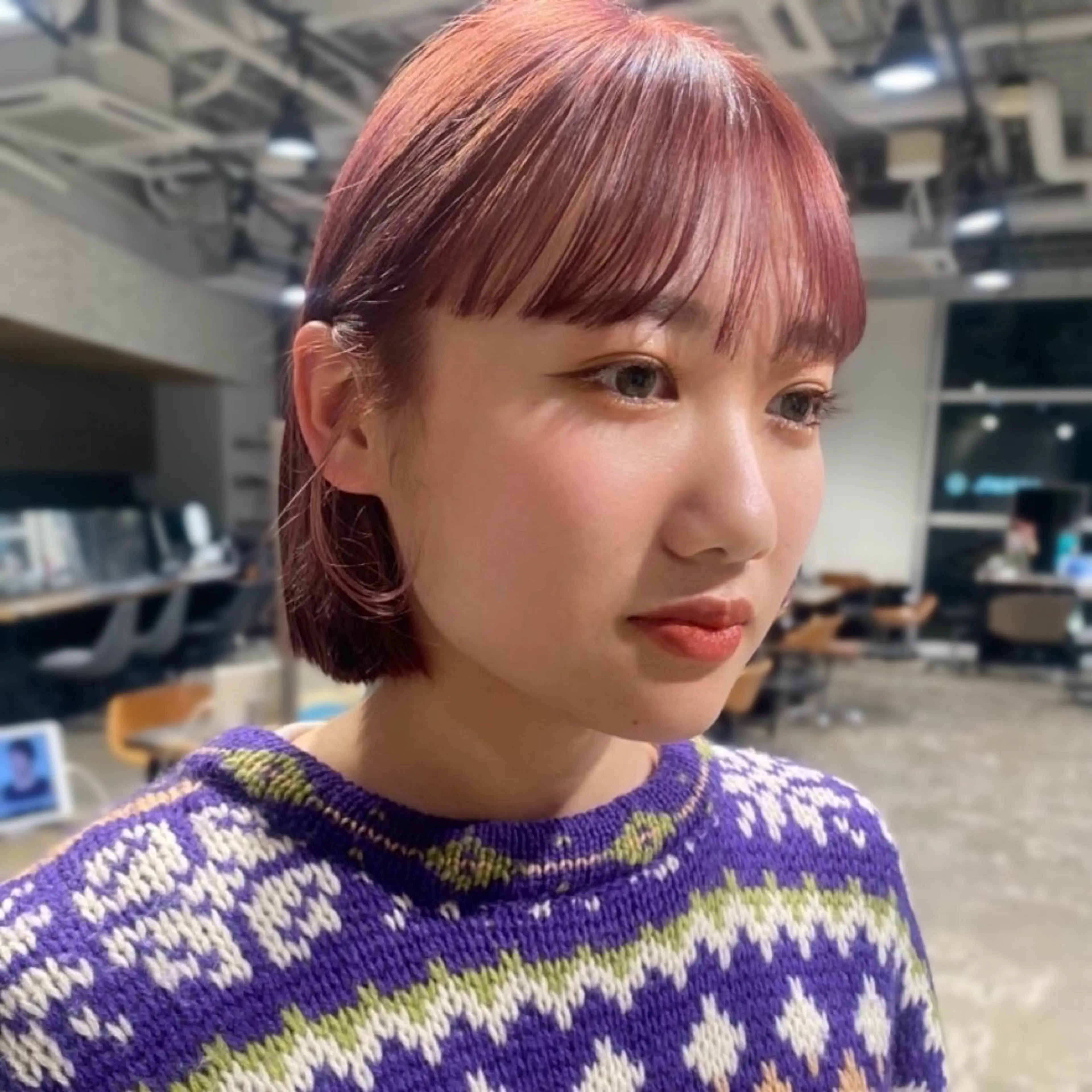 ショート カラー ヘアカラー トリートメント このか/似合わせ/ 透明感/ダブルカラーのヘアスタイル