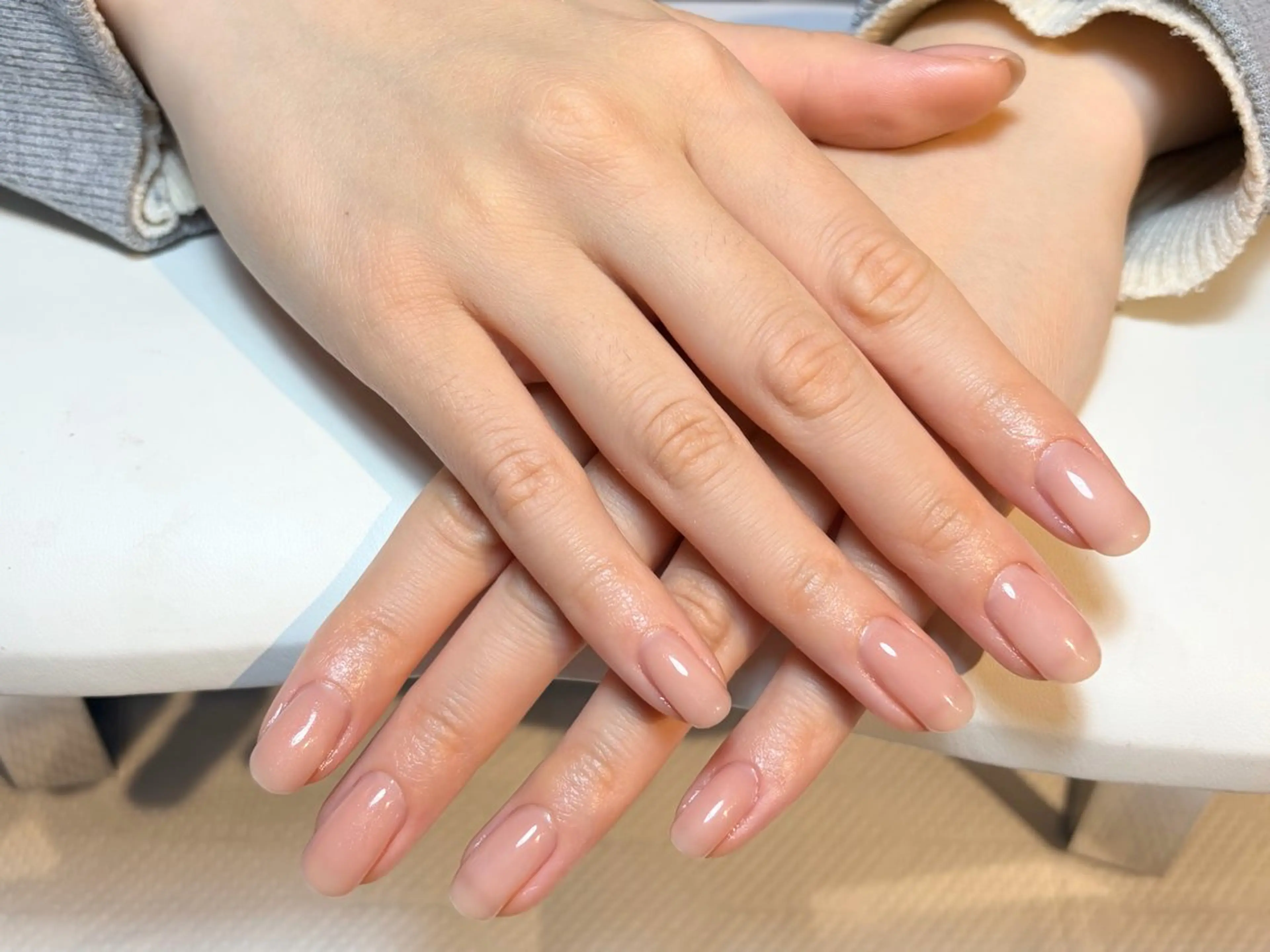 🐈‍⬛skinワンカラーネイル《オフなし》💖の写真