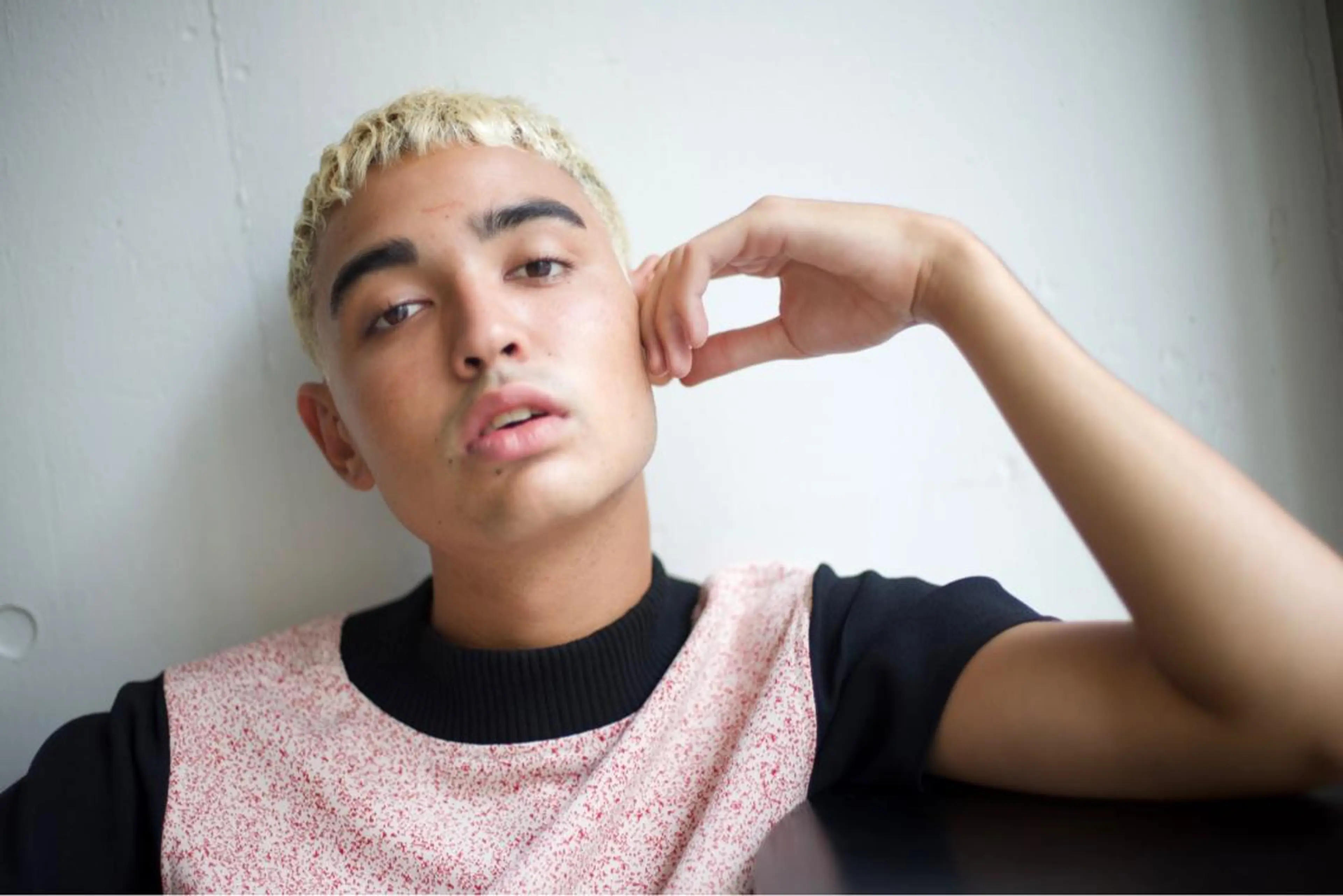 メンズ メンズブリーチ フェードカット メンズハイトーン 刈り上げ カット ヘアカラー 🌈圧倒的デザイン パーマ　関和希のヘアスタイル