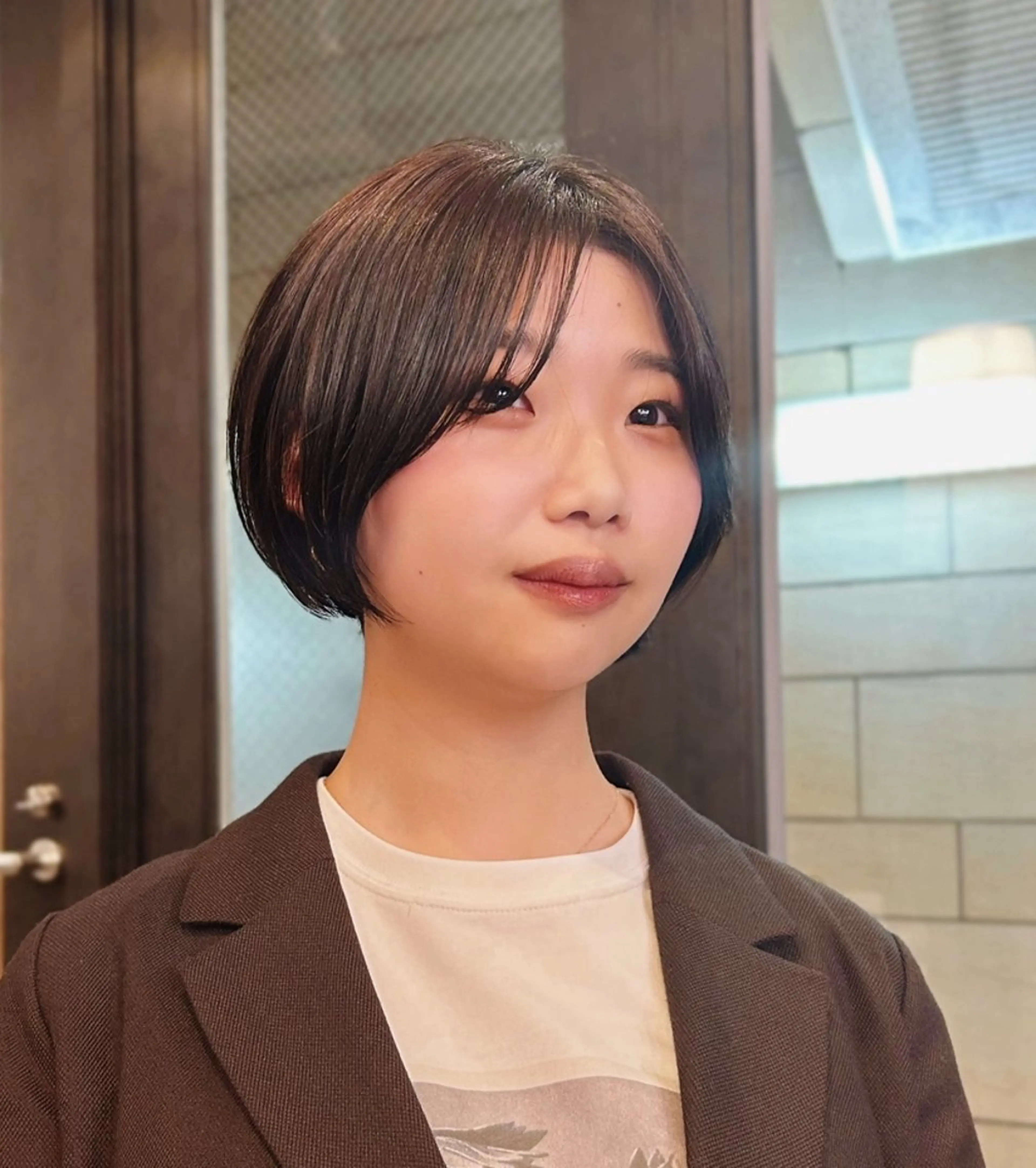 ショート ショートボブ 丸みショート ボブ ショートヘア tete nico所属・似合わせ/ヘアカラー nanami🌸のヘアスタイル