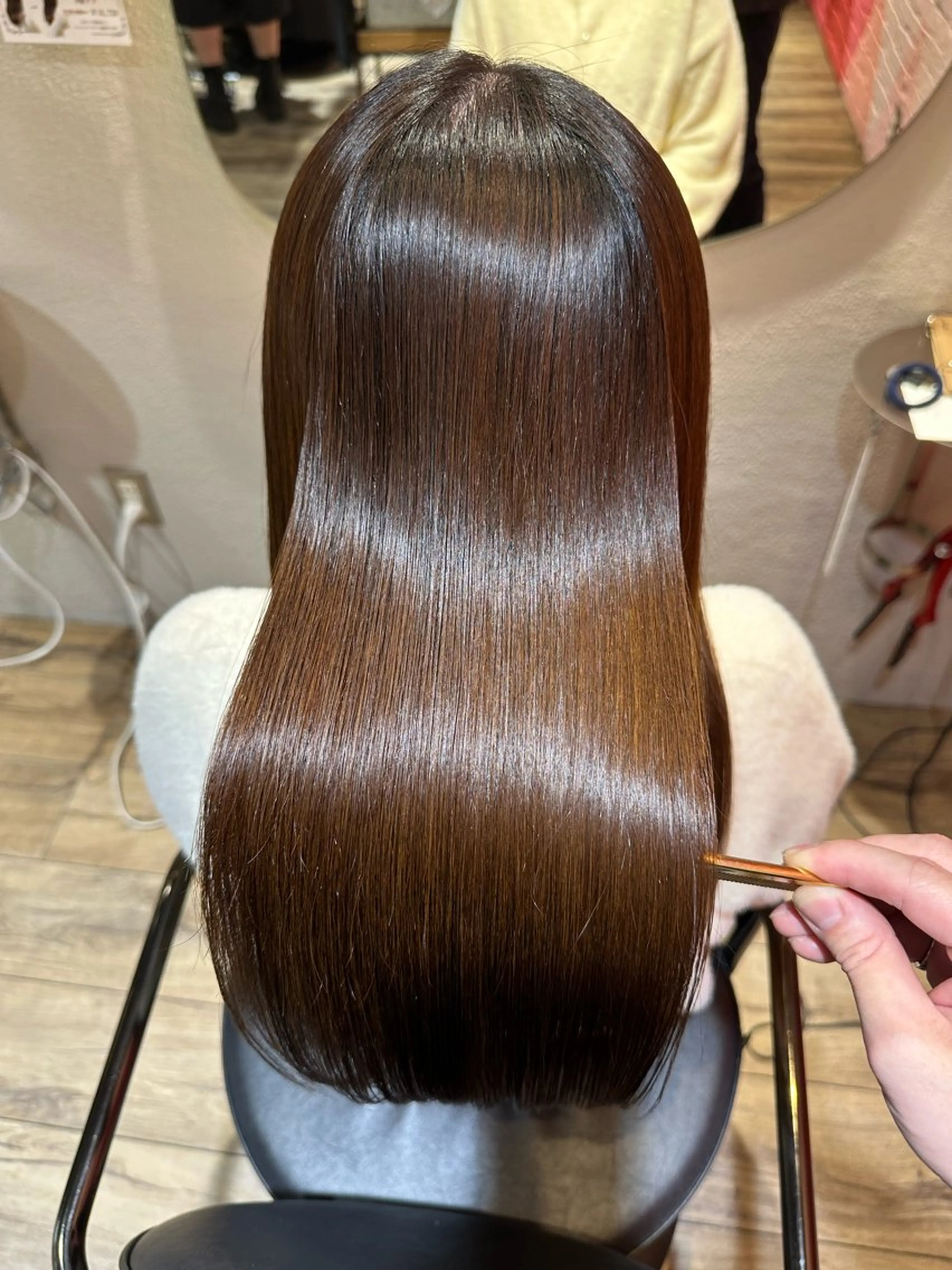 ロング 縮毛矯正 トリートメント 艶髪/メンズカット takaのヘアスタイル