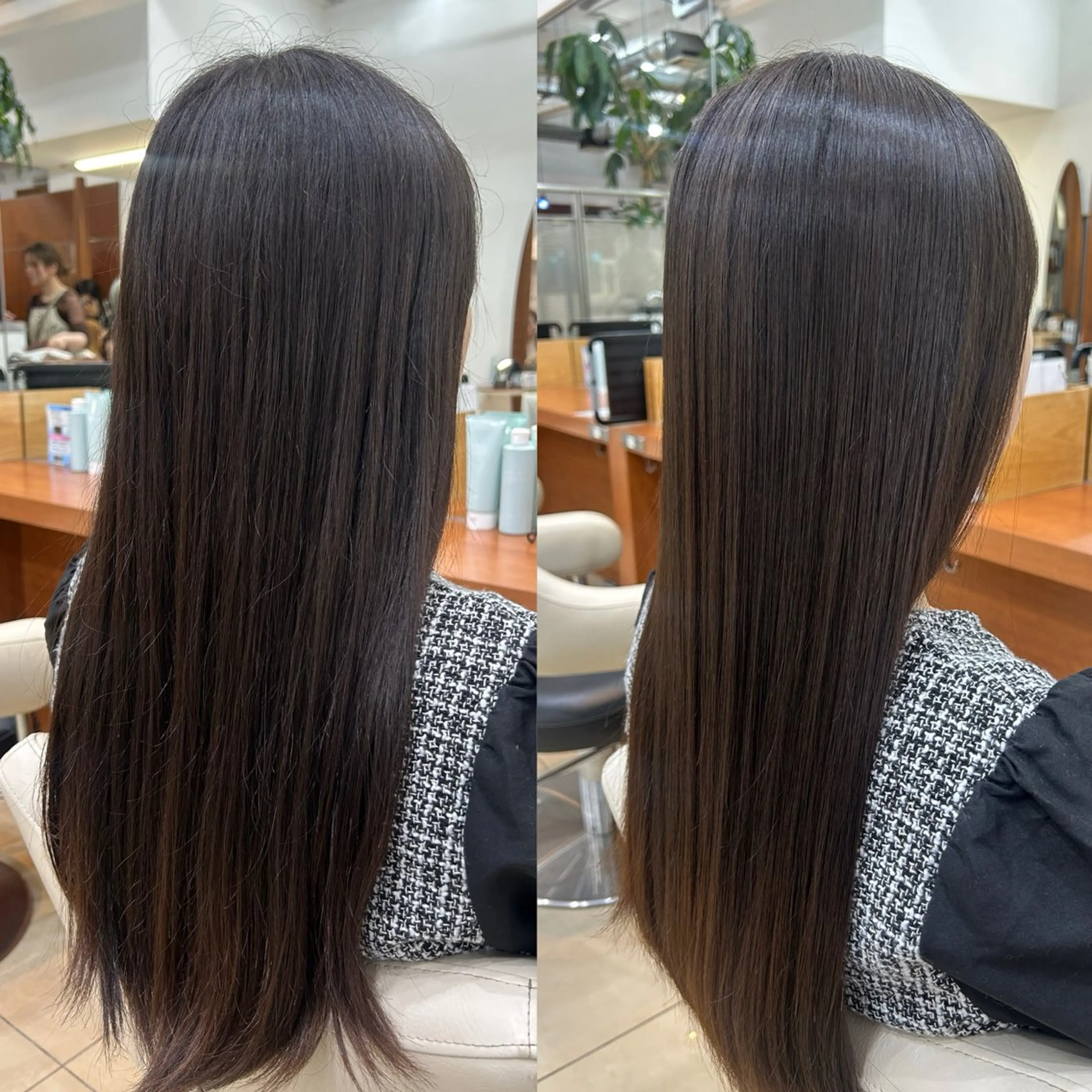 ロング パーマ 縮毛矯正 トリートメント 🦋💜金澤 愛奈💜🦋のヘアスタイル