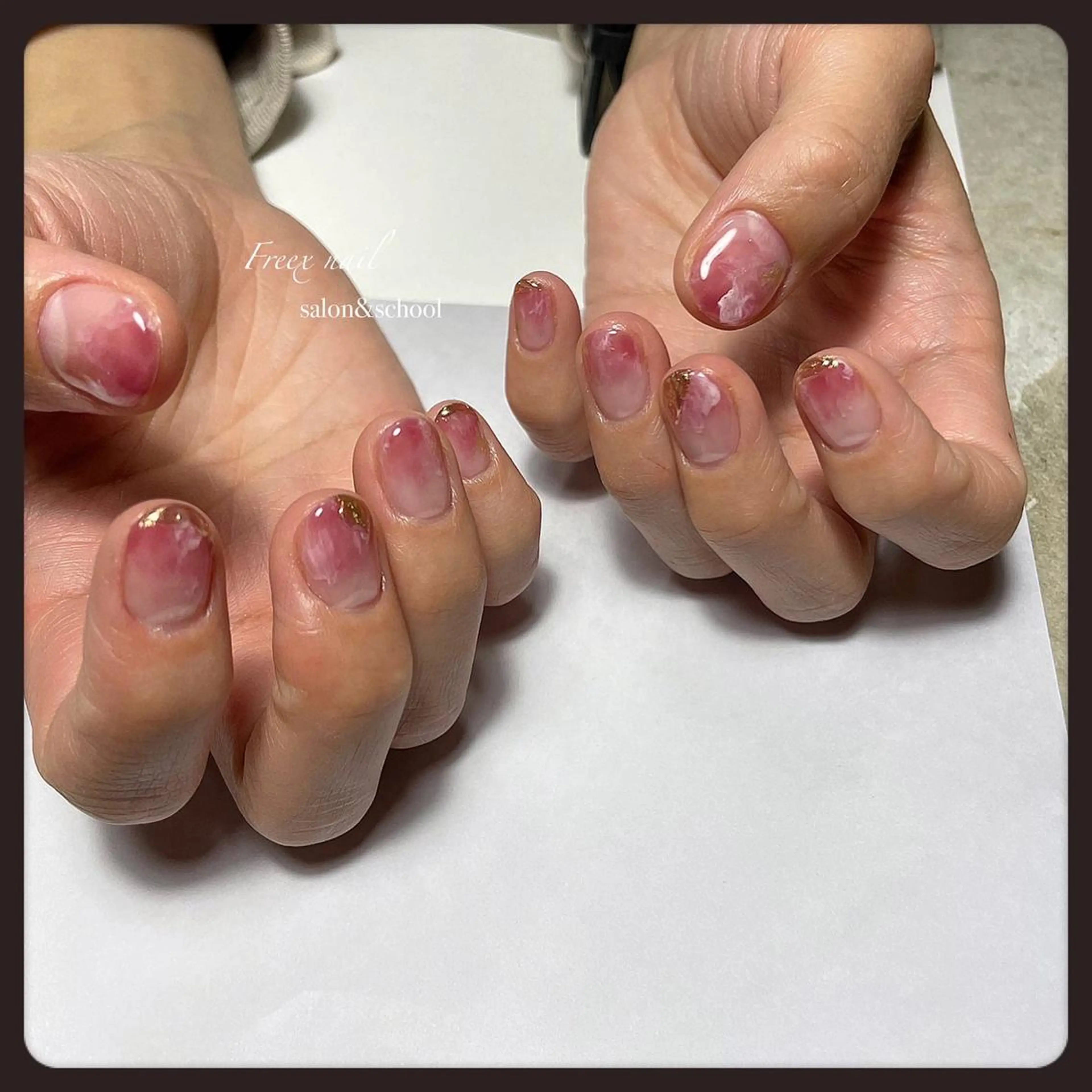 ネイル ニュアンスネイル ハンドネイル ハンドケア Freex nail所属・freex nail /ニュアンス/個性派のネイルデザイン