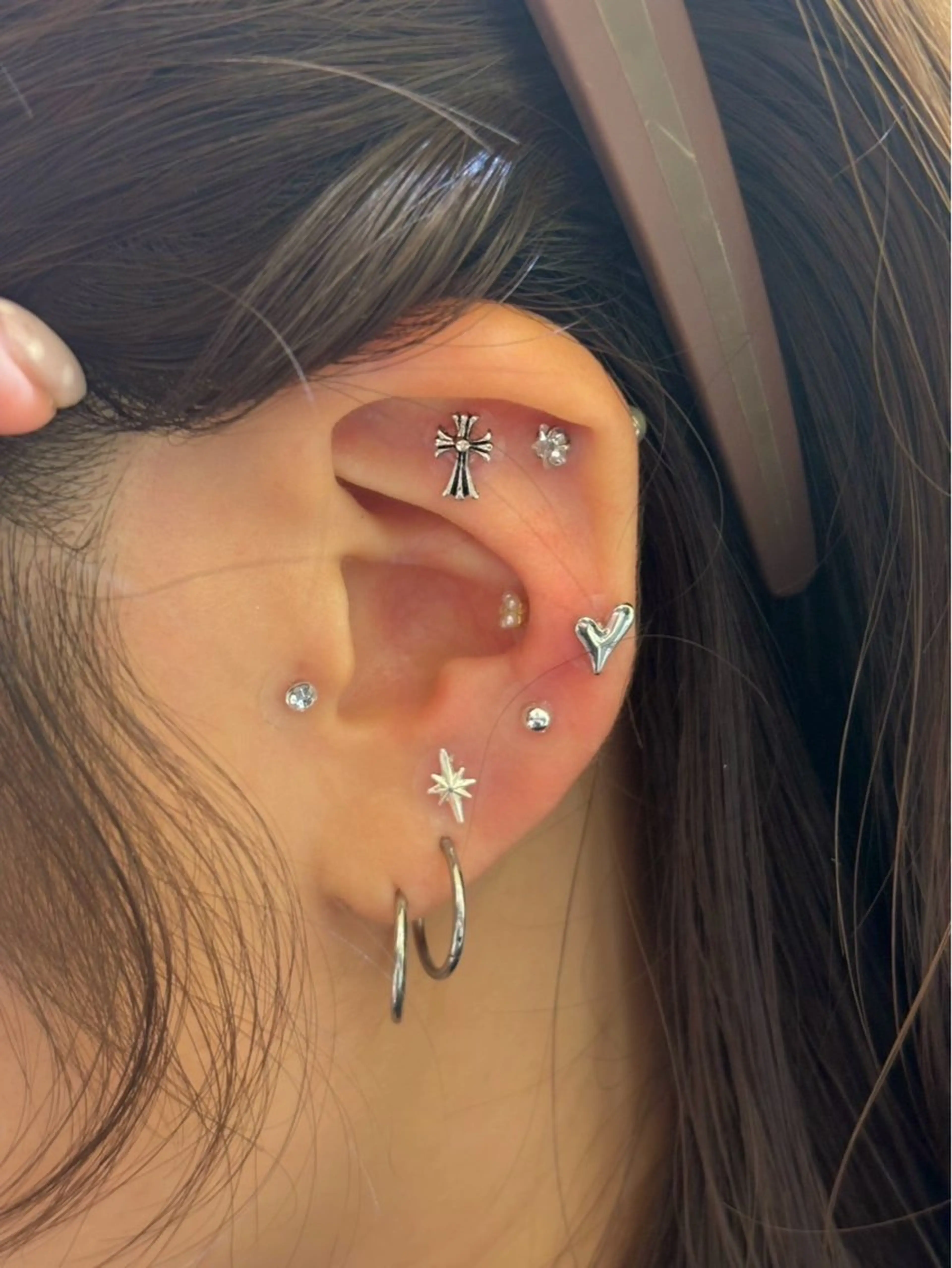 ロング ヘアカラー トリートメント 🫧オリーブ/赤み消 し/暗髪🫧野本麗奈のヘアスタイル