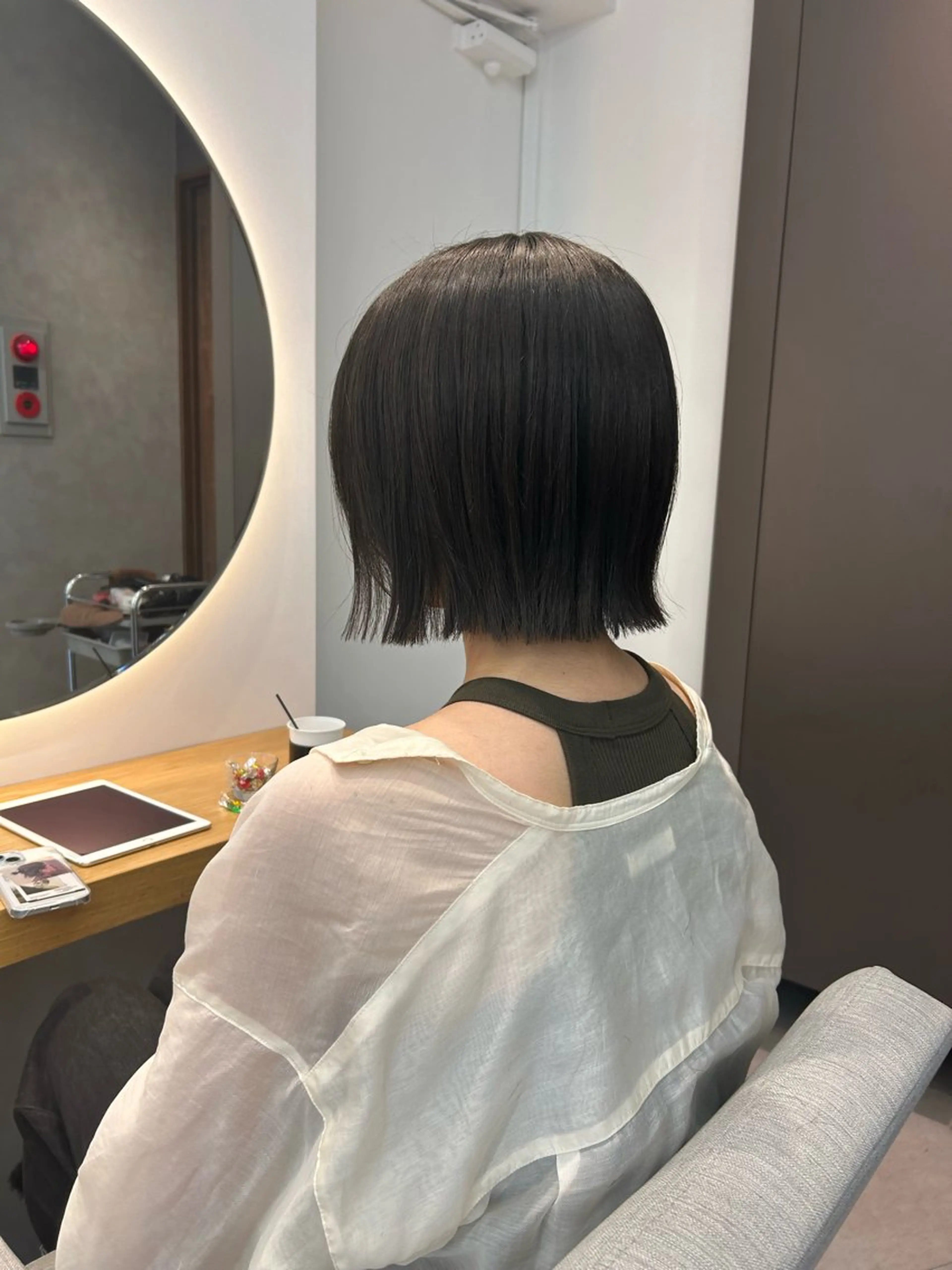 ショート ルネ所属・ショートヘア 縮毛矯正/福田梢のヘアスタイル