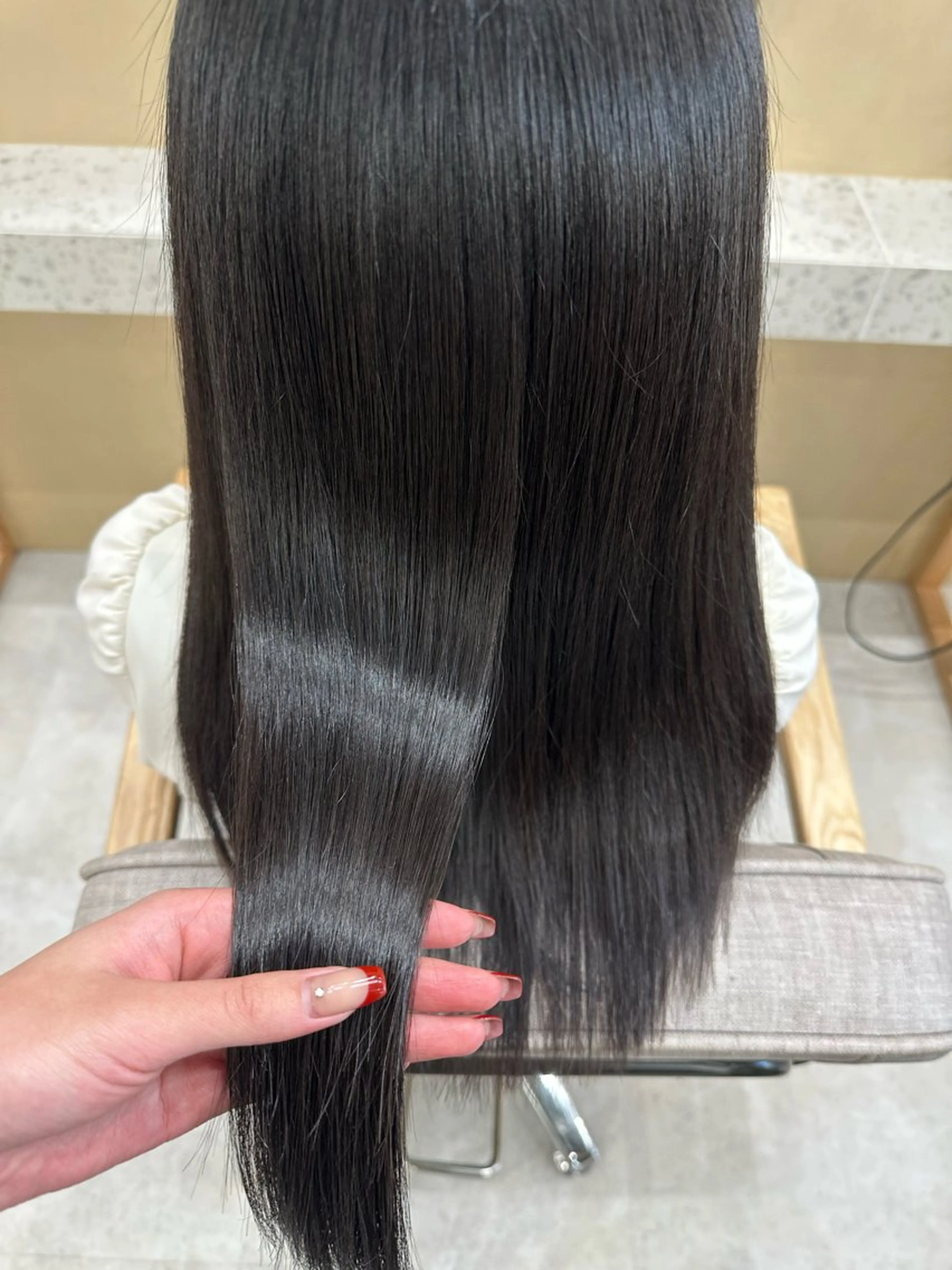 ロング 髪質改善 トリートメント 🍓韓国ヘア レイヤ ーカット🍓笠原 葵のヘアスタイル