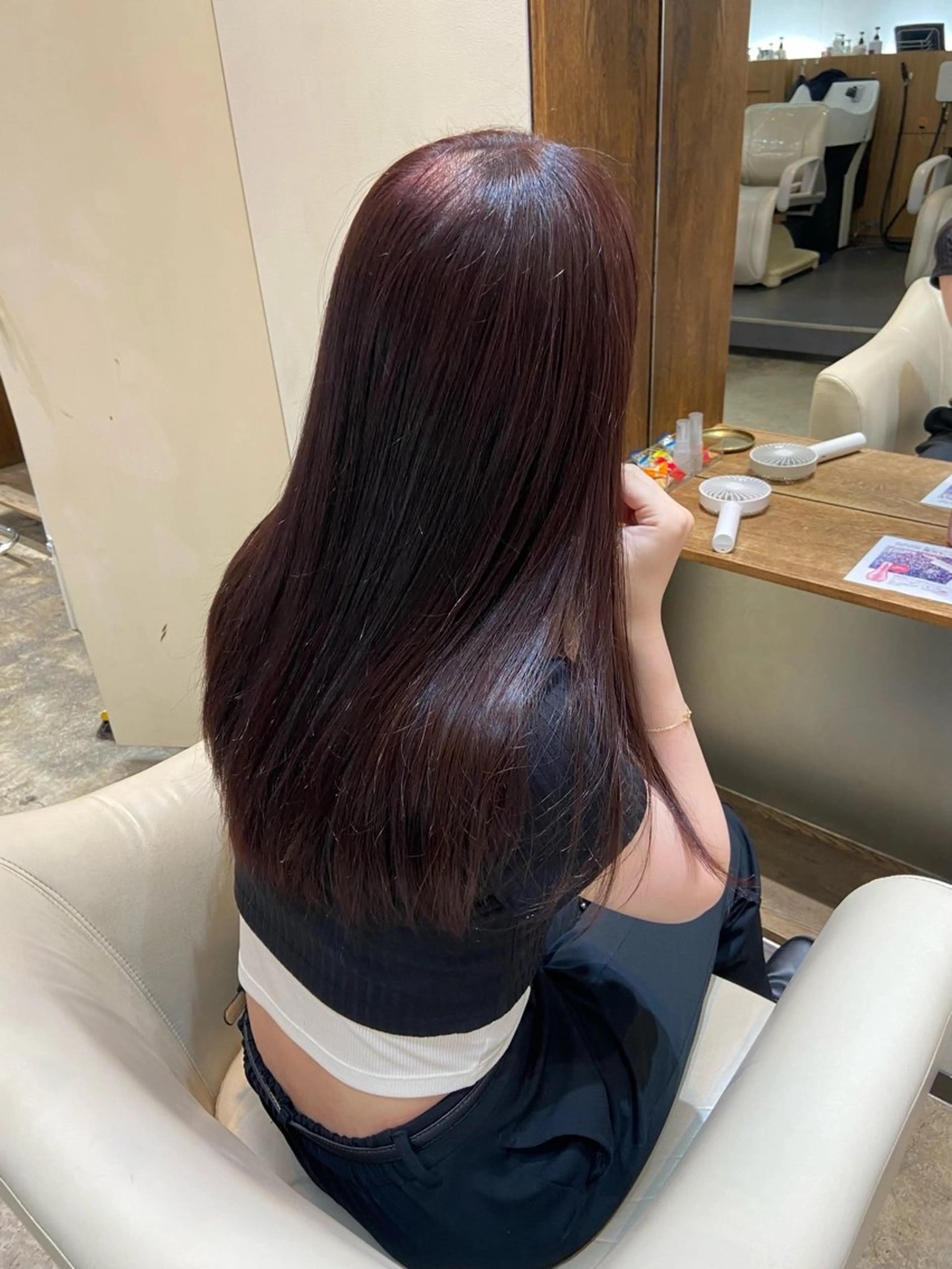 《ミニモ限定価格‼︎》カット+髪質改善カラー+トリートメント🖤の写真
