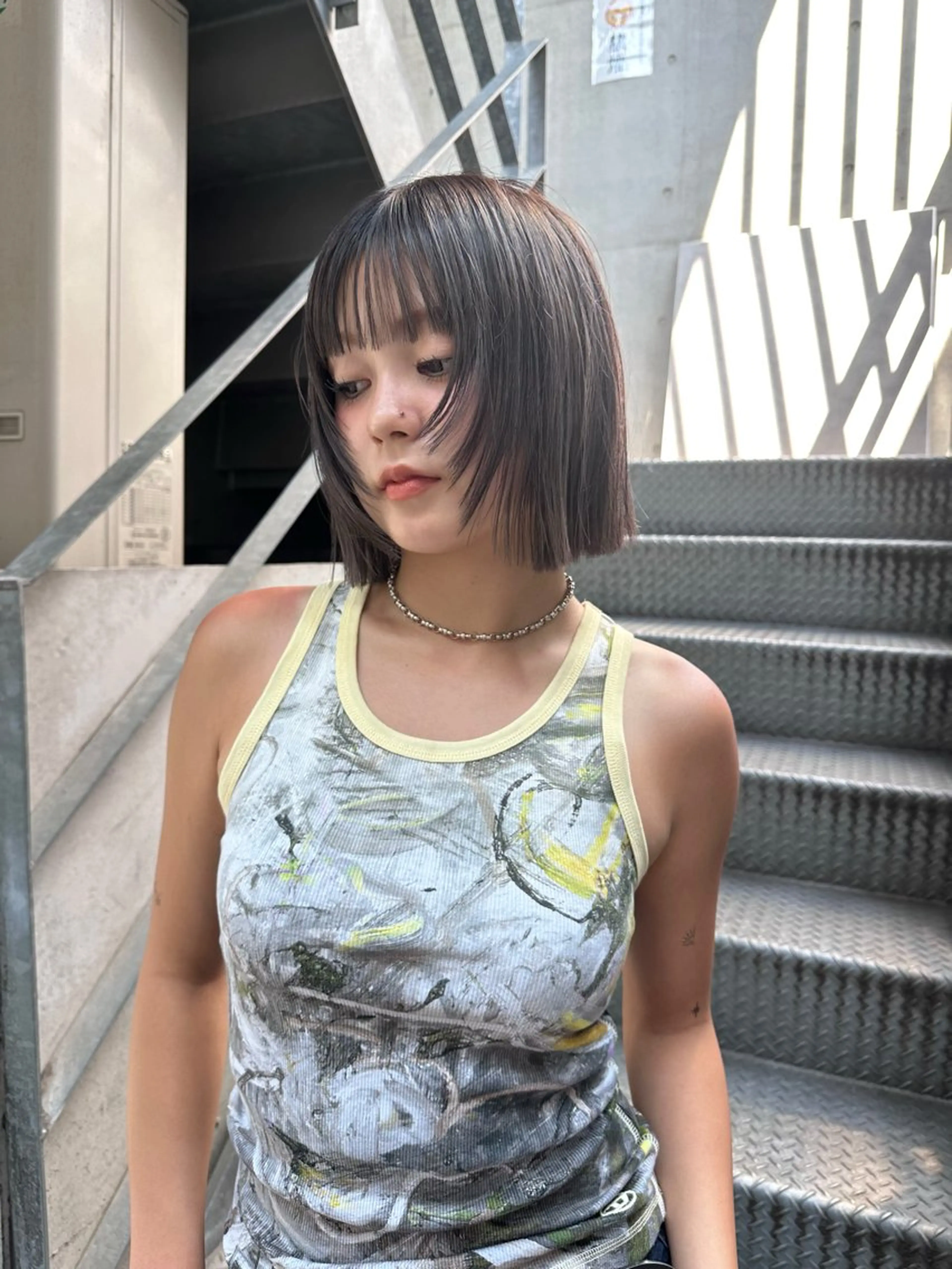 【ボブカット+ワンカラー🪽】福岡で美容室悩まれてる方是非🧚🏻透明感あるカラーにしたい方へ✨の写真