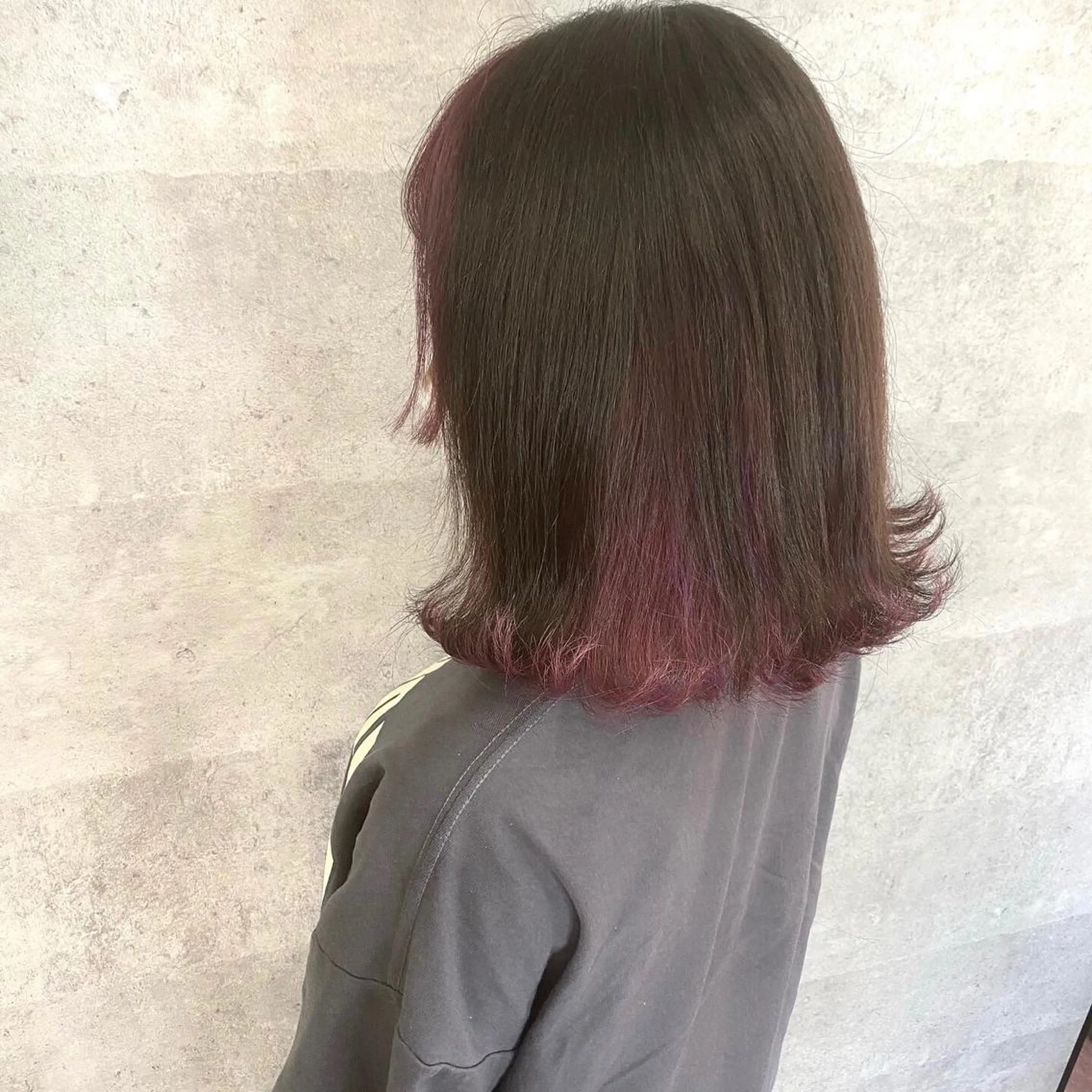 ミディアム カラー ヘアカラー シールエクステ特化 ハイトーン、NANAのヘアスタイル